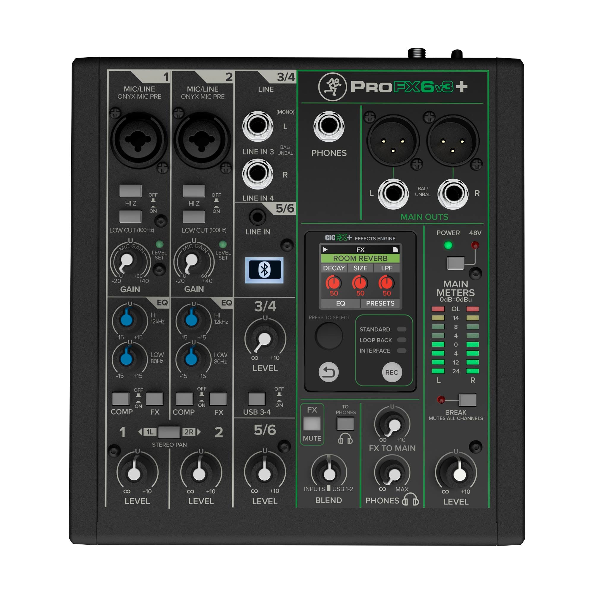 Mackie Profx6v3+ 6-Channel Mixer