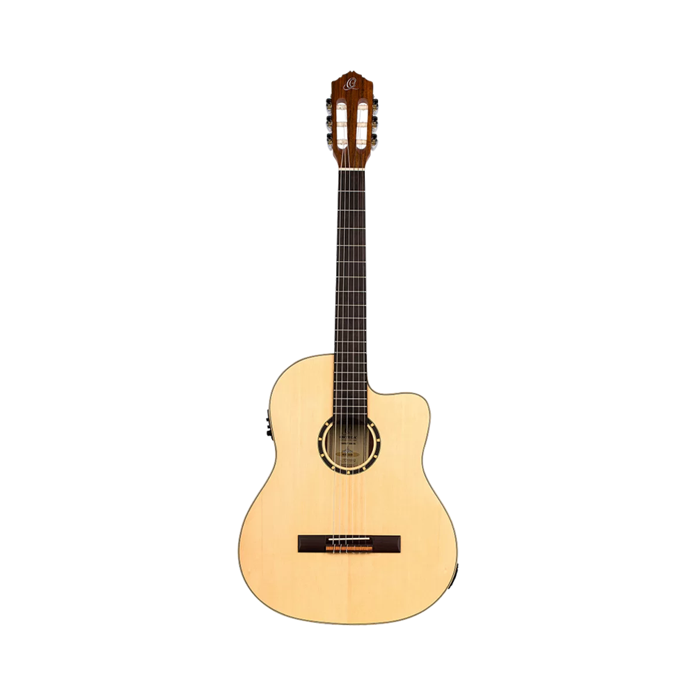 Ortega Family Series RCE125SN Thinline Acoustic-Electric Classical Guitar - Satin Natural