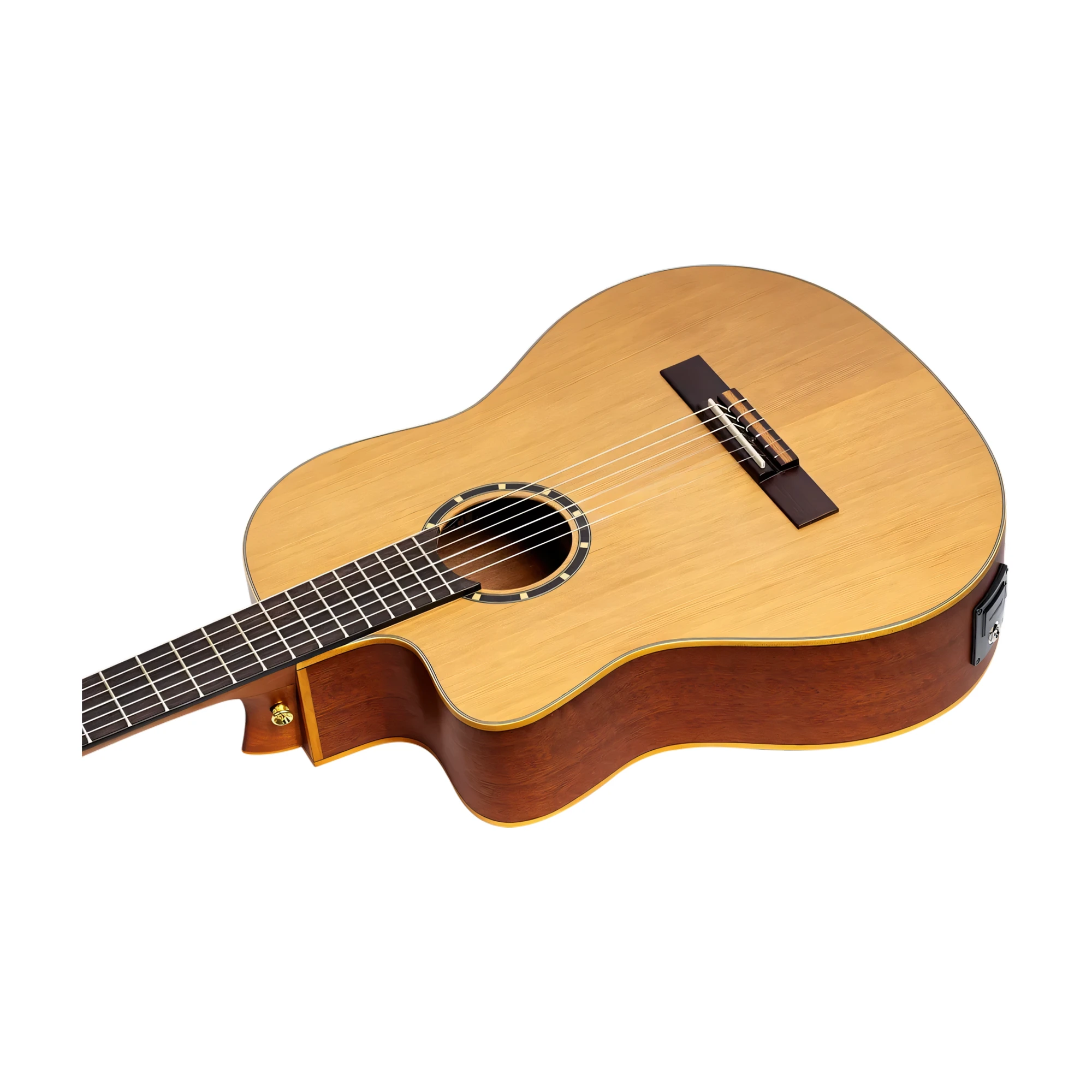 Ortega Family Series Pro RCE131SN-L Acoustic Electric Slim Neck Classical Guitar - Left Handed
