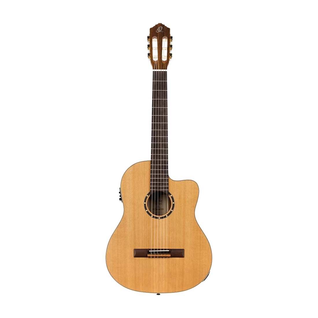 Ortega Family Series Pro Nylon String Guitar W/ Cedar Top, Mahogany Back, Sides & Neck, Savarez 510CJ Strings & Gigbag