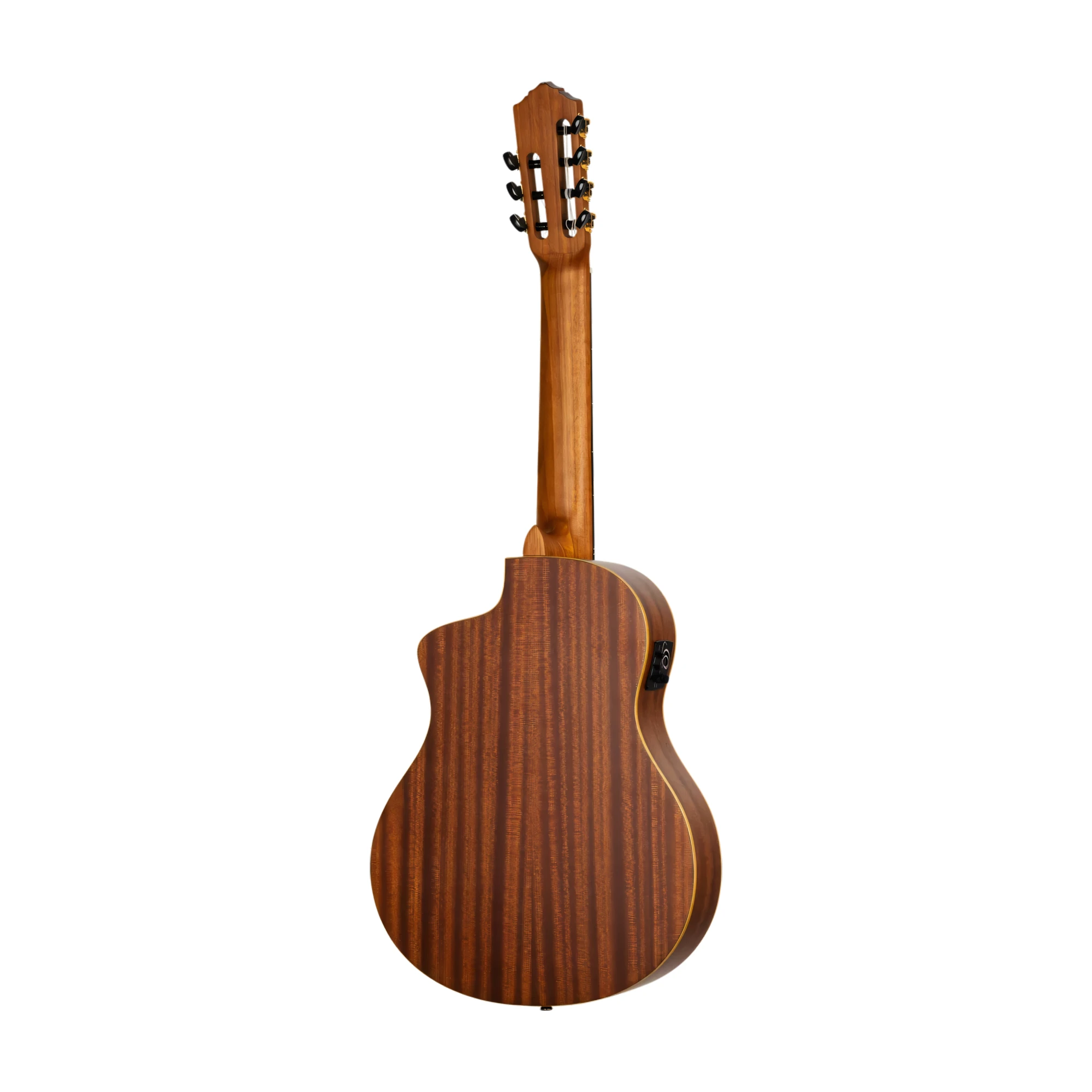 Ortega Family Series Pro 7-String Solid Top Acoustic-Electric Nylon Classical Guitar w/Bag