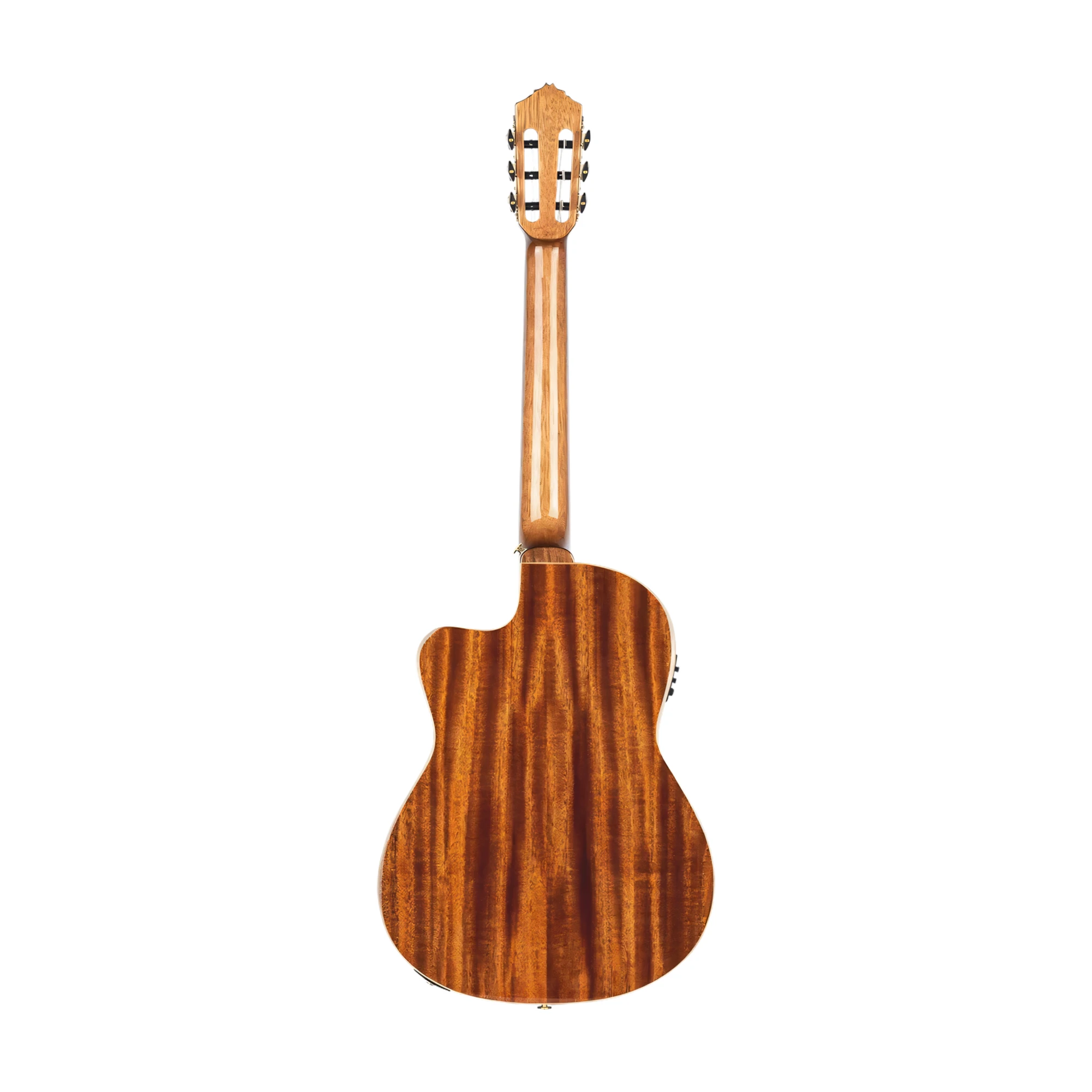 Ortega Performer Series Solid Top Thinline Crossover Acoustic-Electric Nylon Classical Guitar w/Bag
