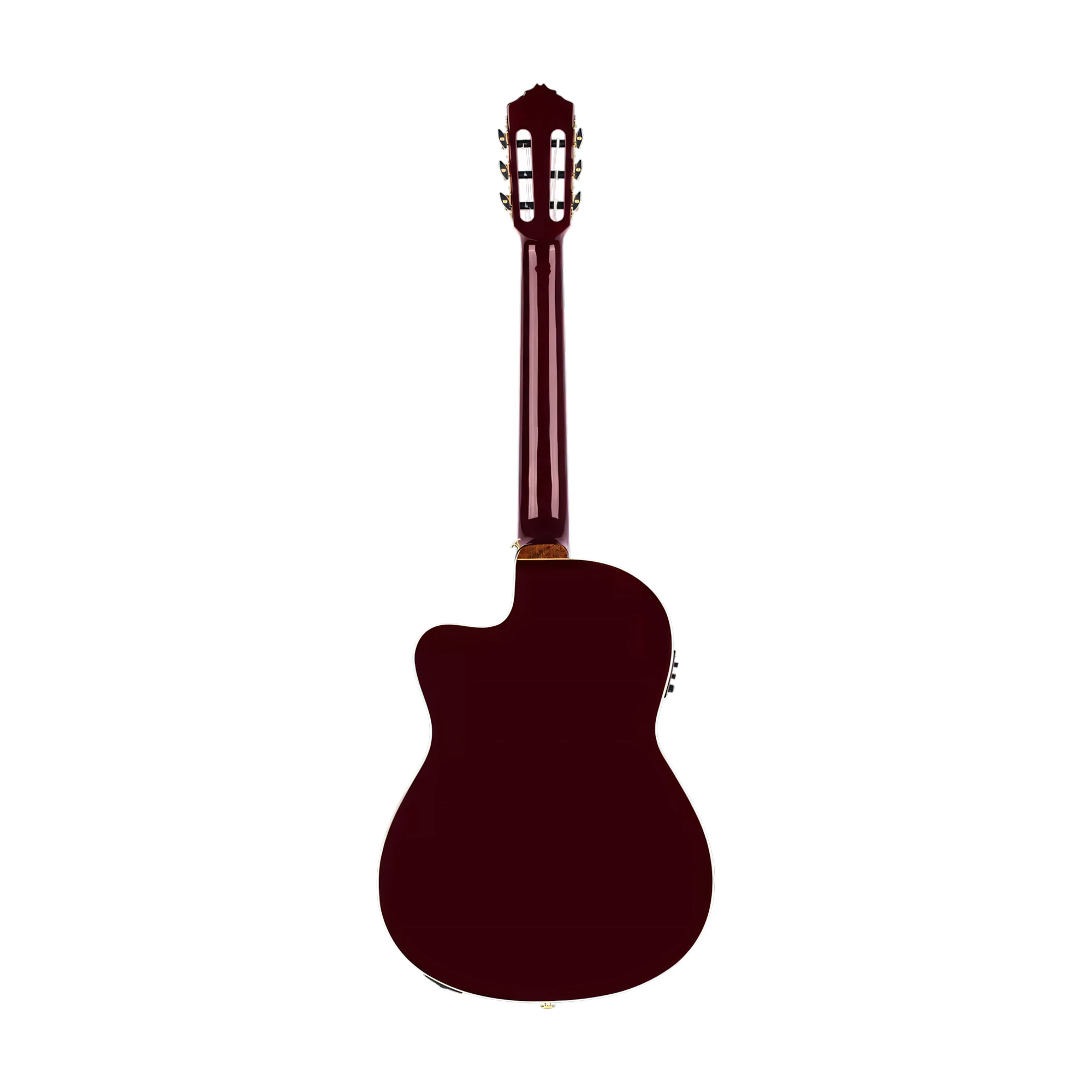 Ortega Guitars Rce138-T4str Feel Series Slim Neck A/E Nylon - Stained Red