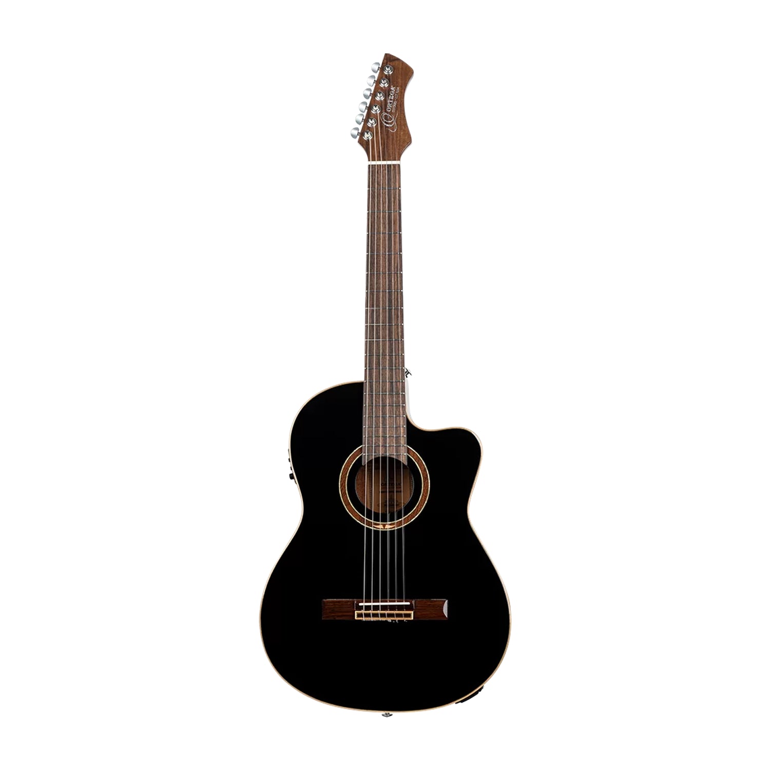 Ortega Performer Series 4/4 Classical Guitar W/ Gig Bag - Black