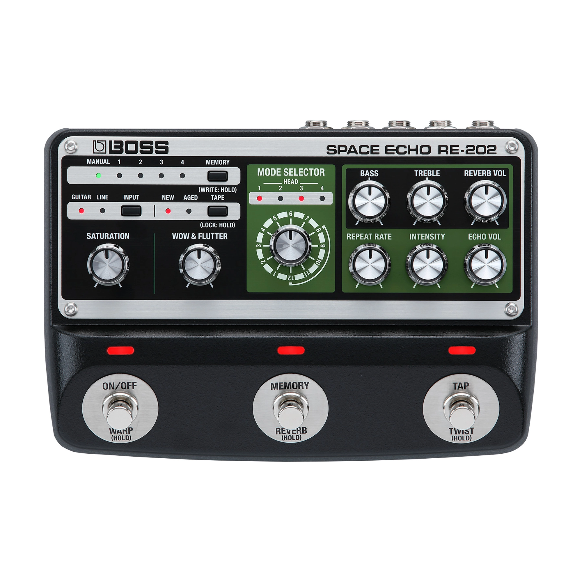 Pedal de Delay Digital Boss RE-202 Space Echo