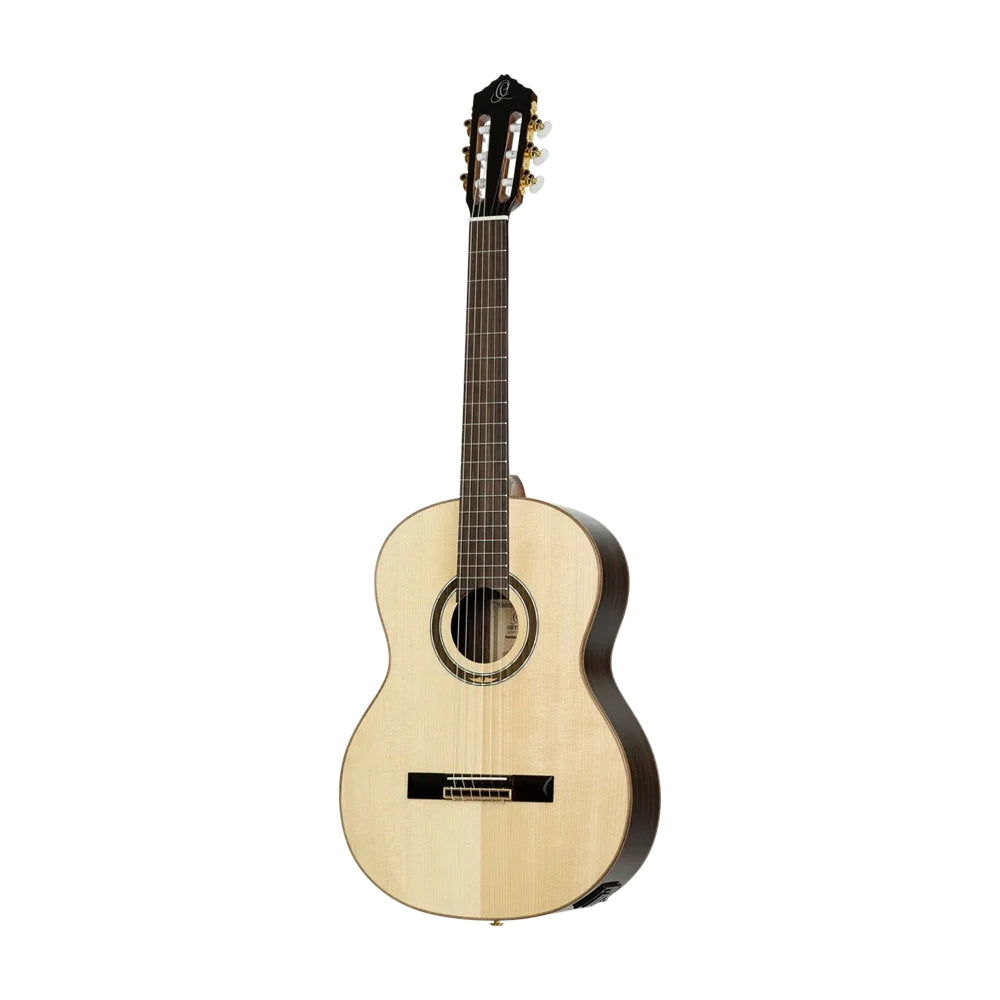 Ortega Performer Series Solid Top Acoustic-Electric Nylon Classical Guitar W/ Bag