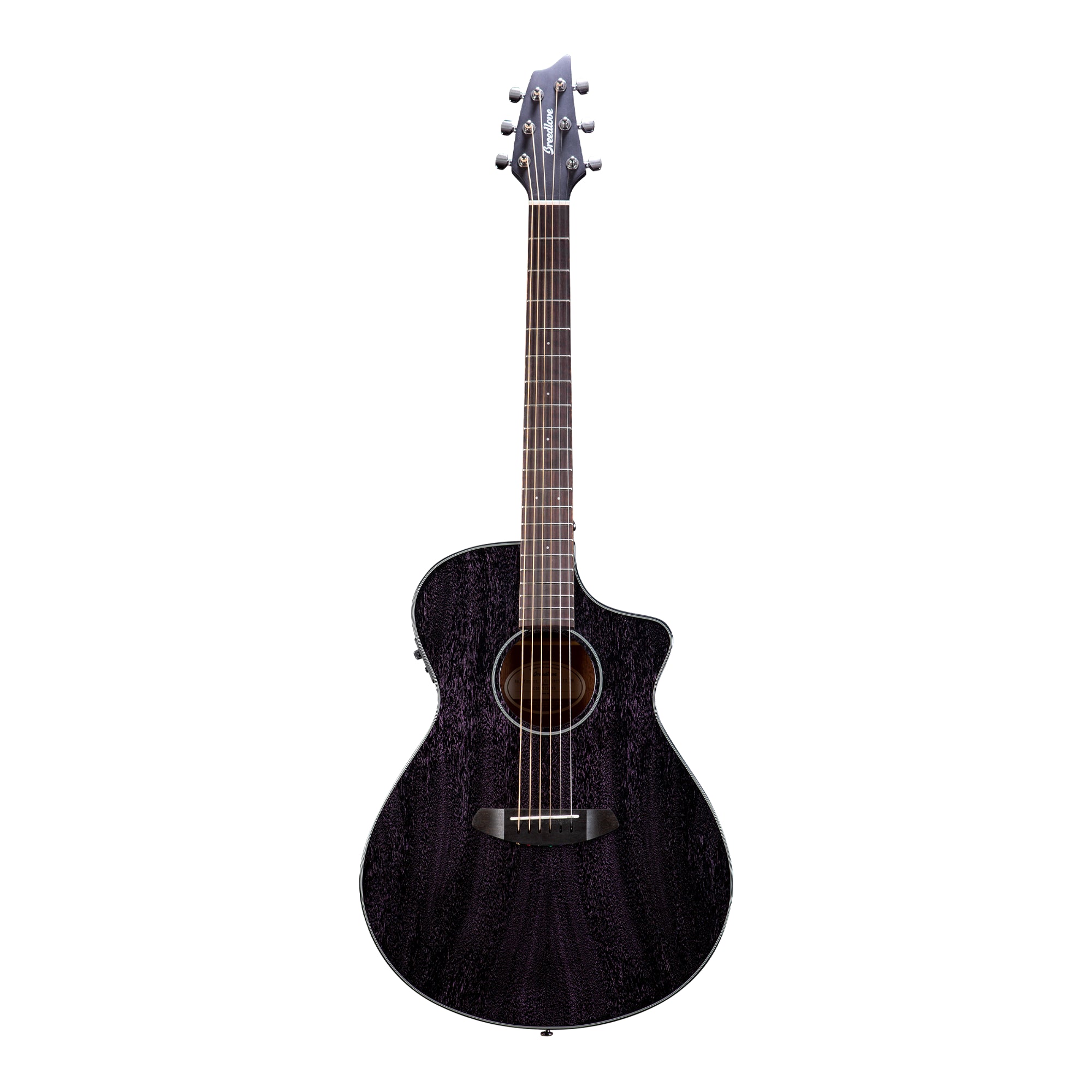 Guitarra acústica-eléctrica Breedlove Rainforest S African Mah Concert - Orquídea