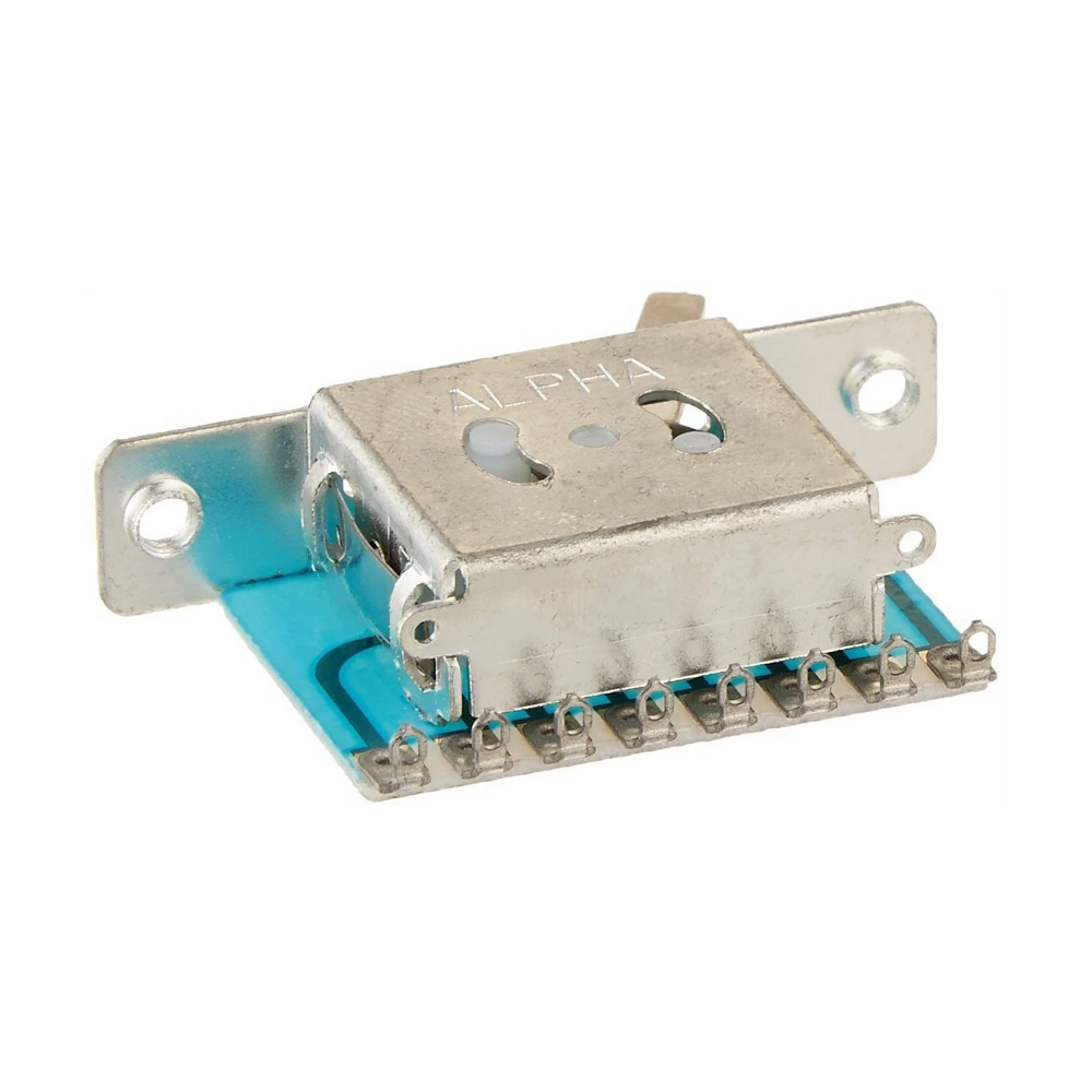 Retro Parts RP187BW-U 3-Way Switch with Black & White Cap