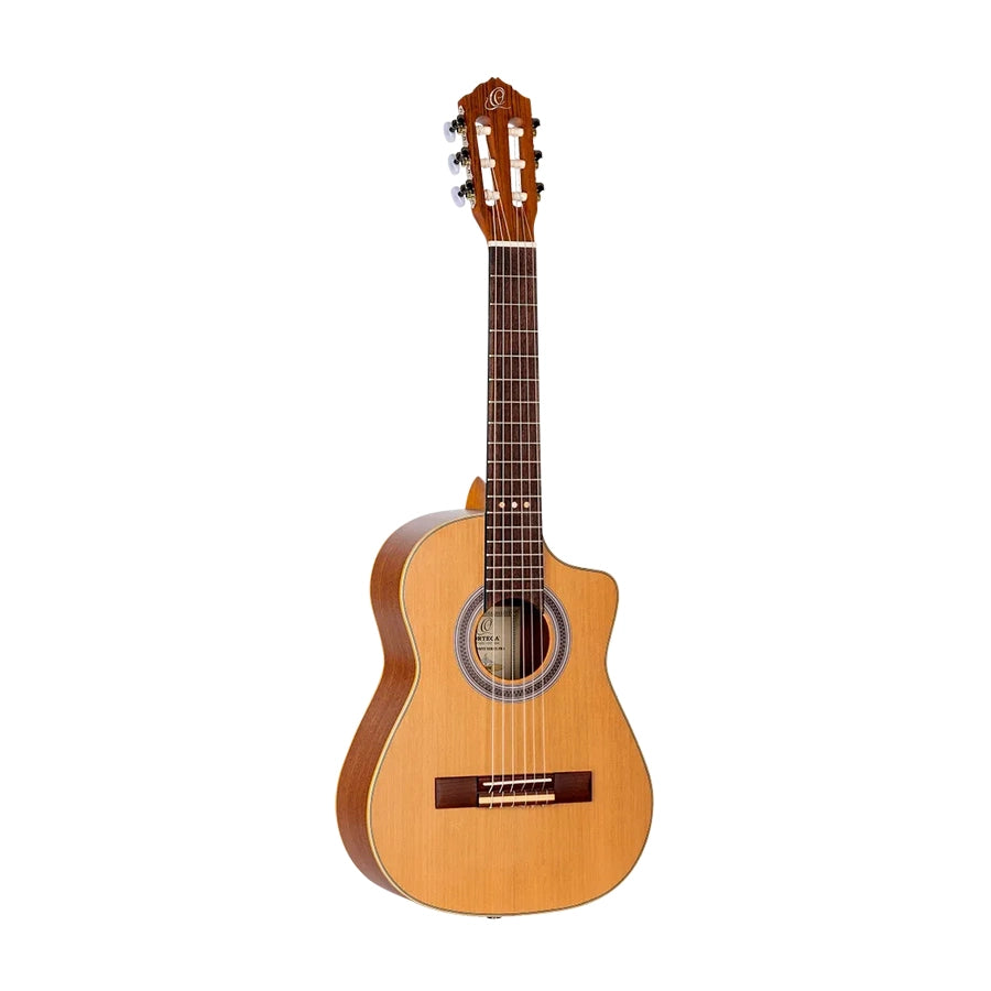 Ortega RQ39E Requinto Acoustic-Electric Guitar Natural