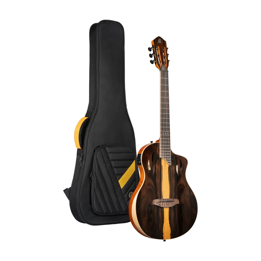 Ortega Tourplayer Series Full Size Guitar - Ziricote Gloss with bag