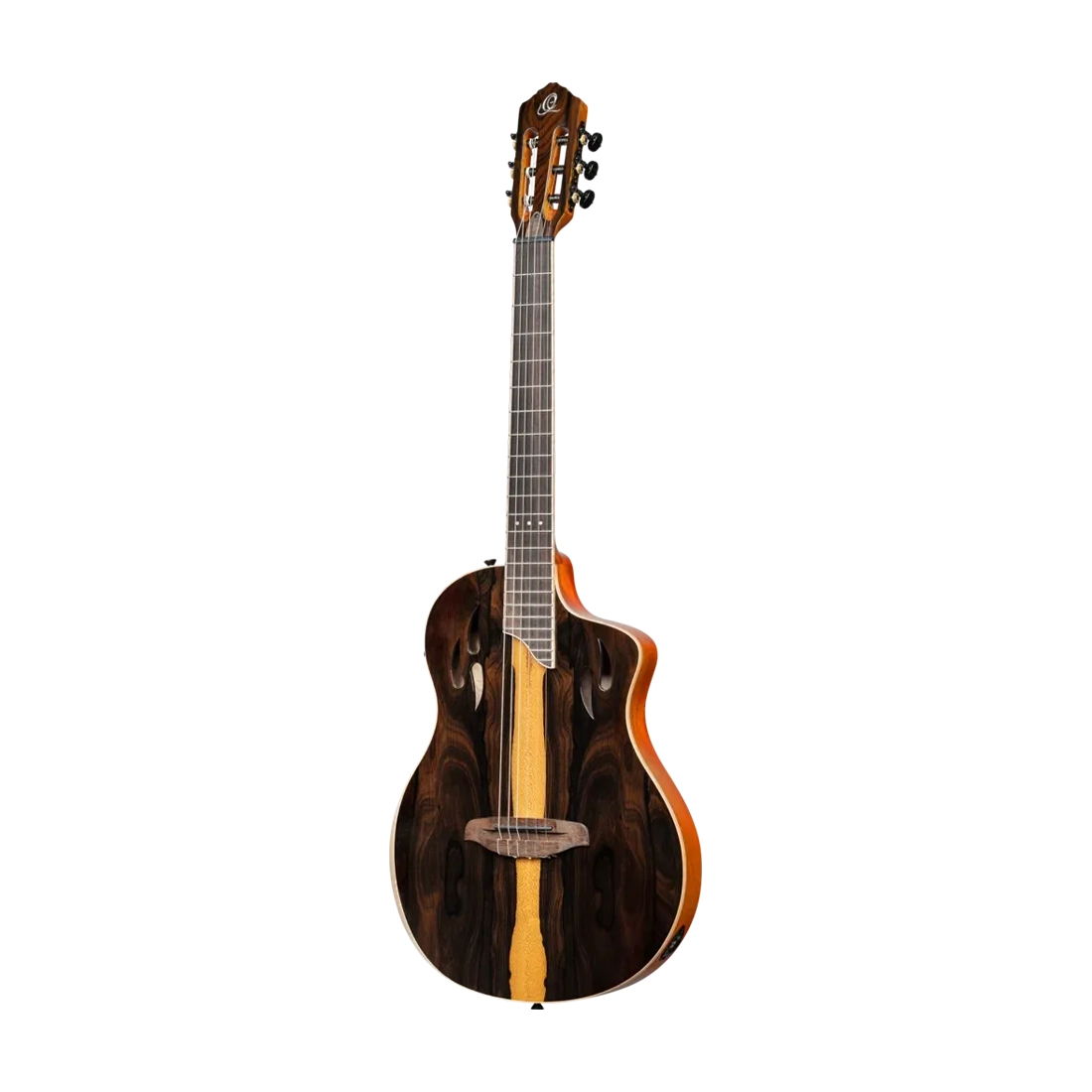 Ortega Tourplayer Series Full Size Guitar - Ziricote Gloss front side view