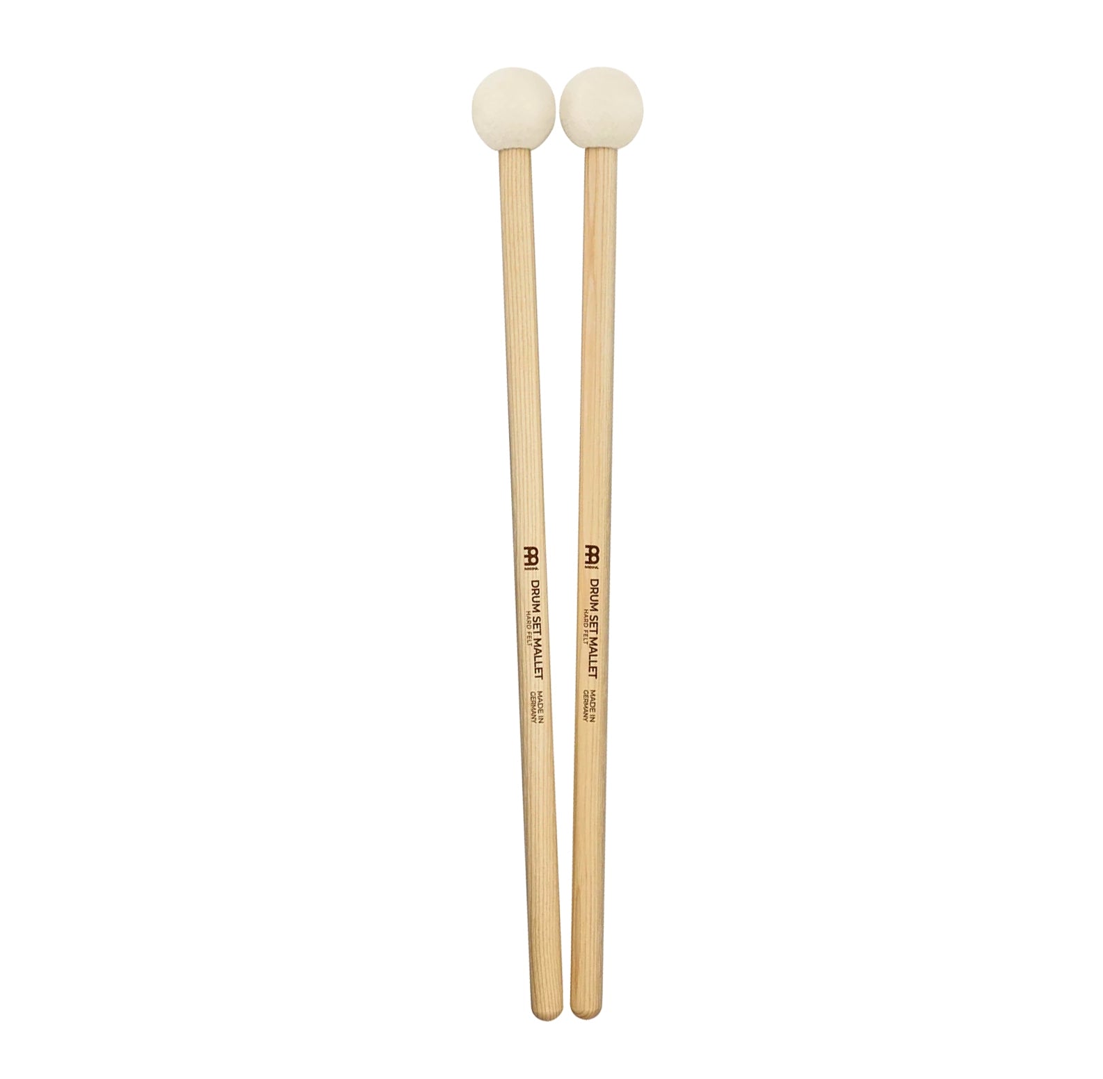 Meinl Stick & Brush Drum Set Mallet with 5A Hickory Drumstick Handles- Hard