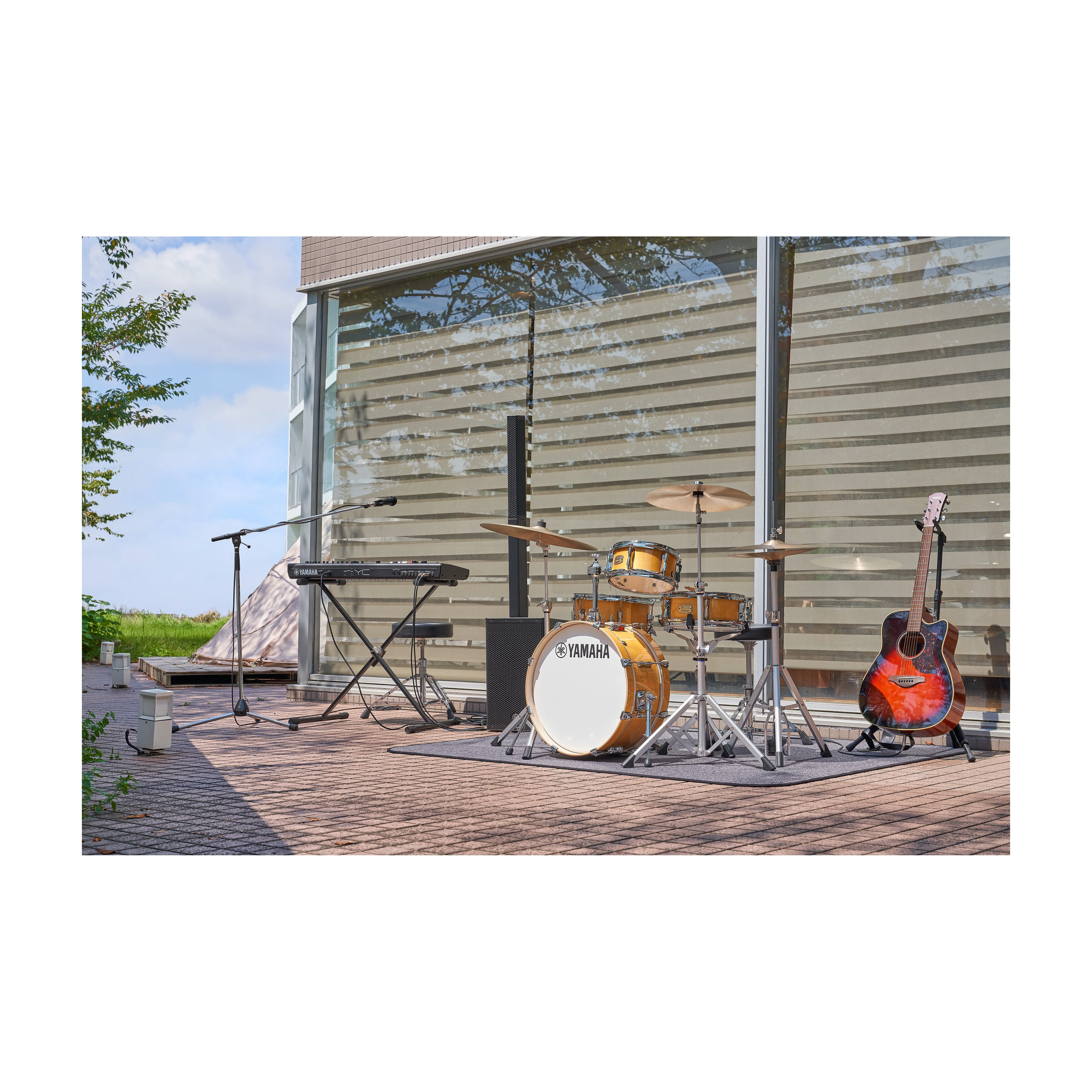 Yamaha SBP0F4H Stage Custom Hip 4-Piece Shell Pack