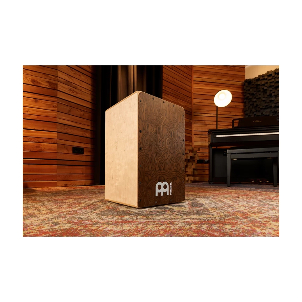 Meinl Percussion Snarecraft Cajon - Burl Wood