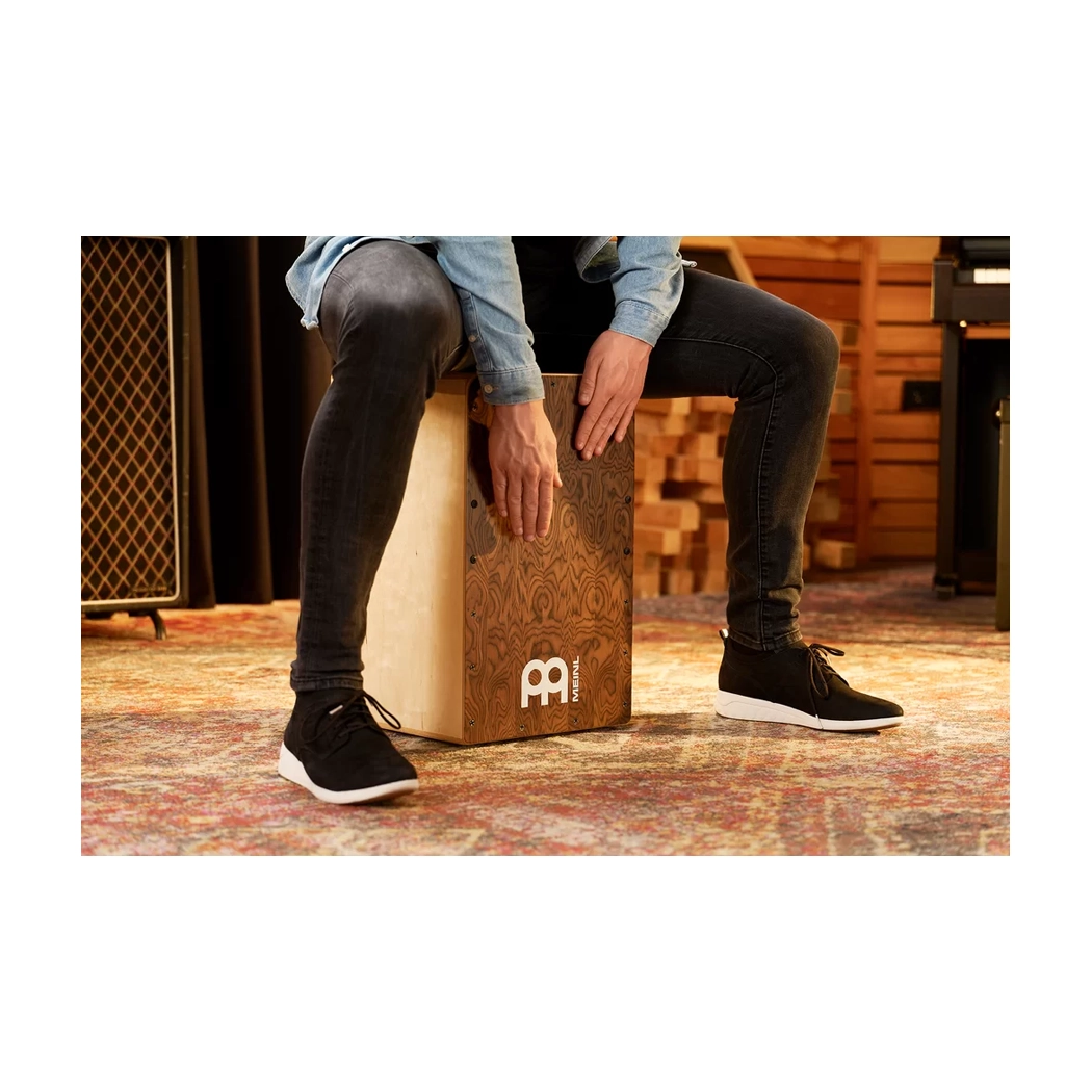 Meinl Percussion Snarecraft Cajon - Burl Wood