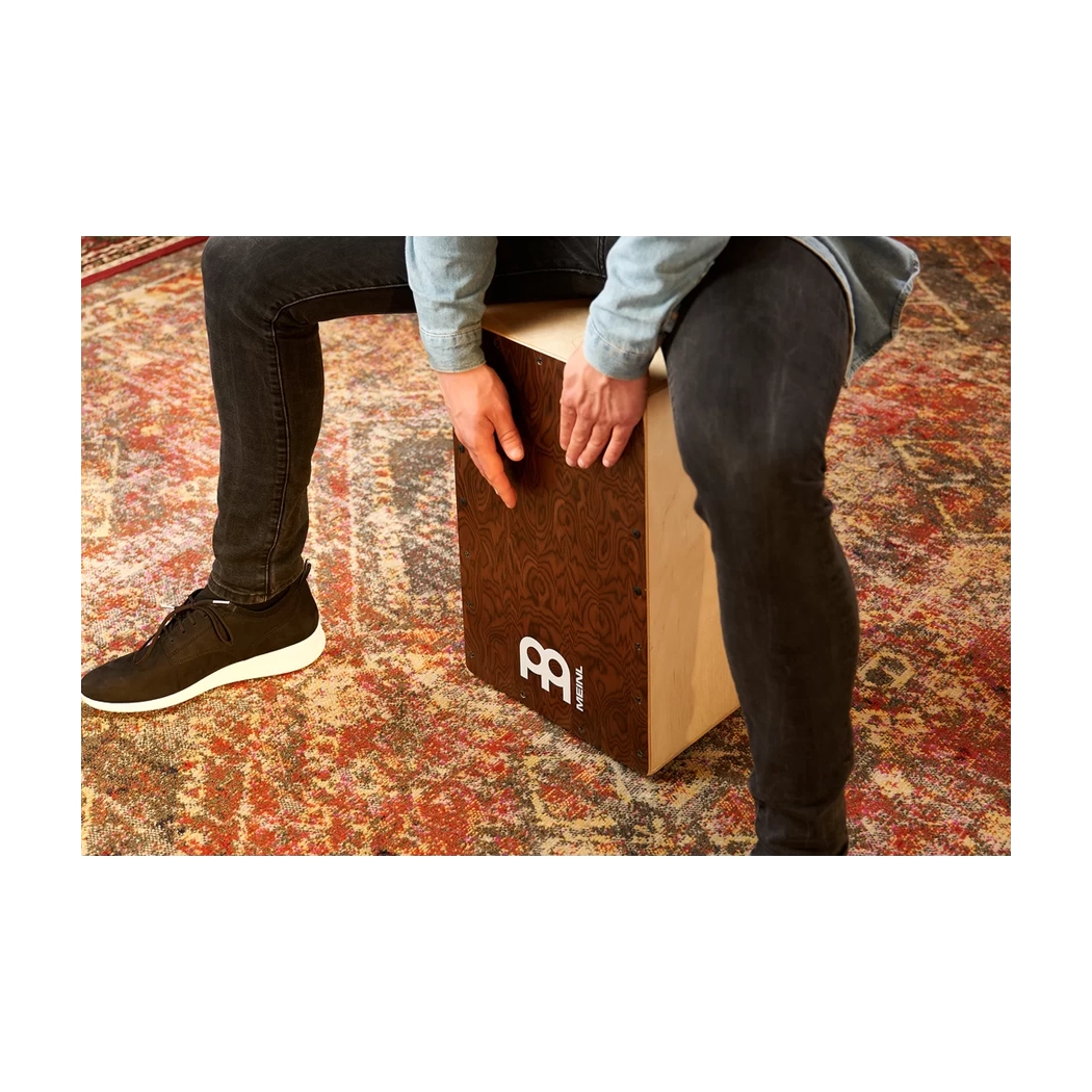 Meinl Percussion Snarecraft Cajon - Burl Wood