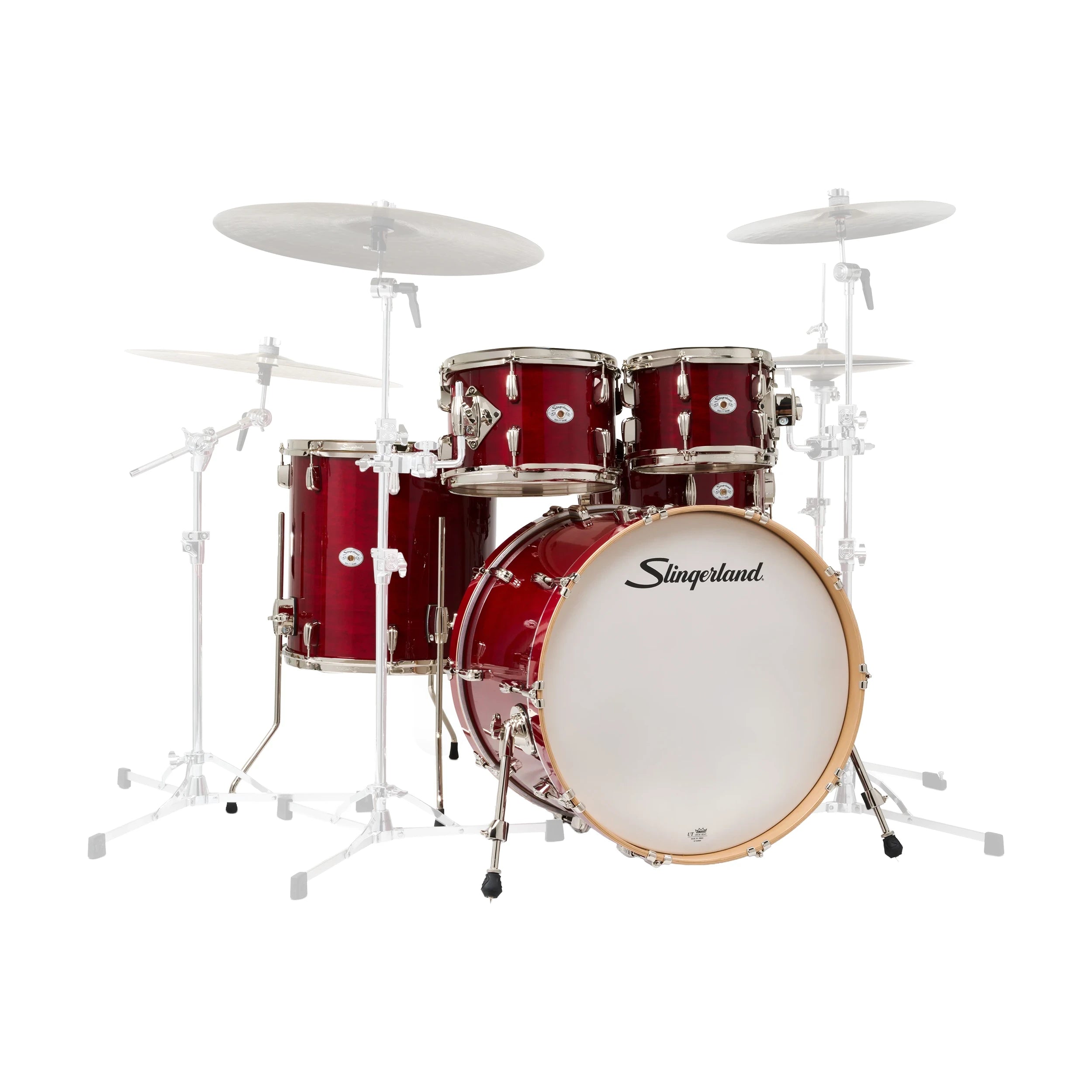 Slingerland Studio King 5-piece Shell Pack with Snare Drum - Royal Crimson Lacquer