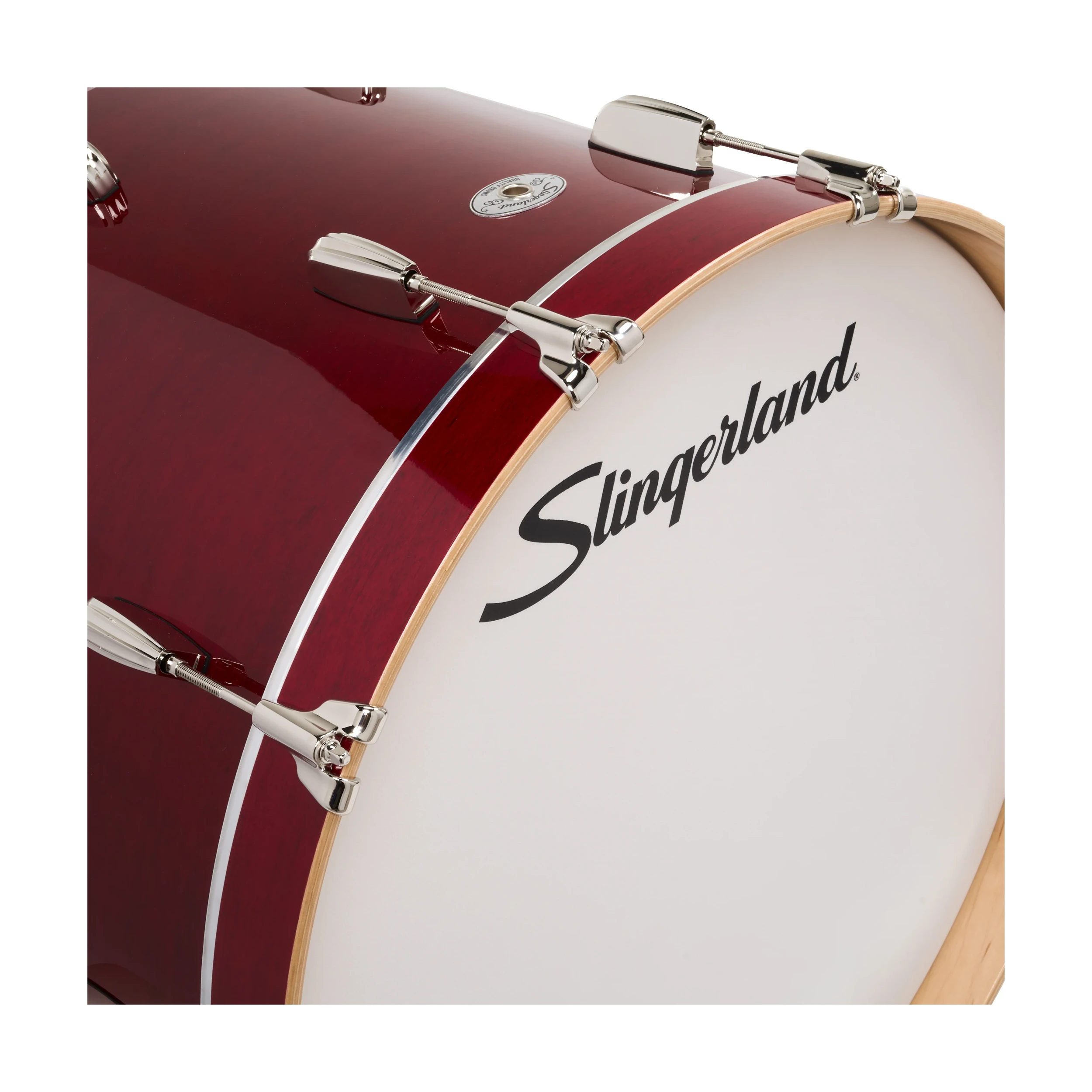 Slingerland Studio King Set de Batería de 5 Piezas Shell Pack Con Snare - Royal Crimson Lacquer