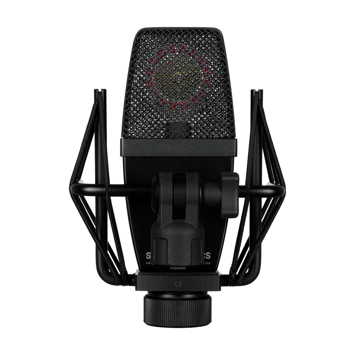 sE Electronics SE4100-U Large-Diaphragm Condenser Microphone & Shockmount back panel view