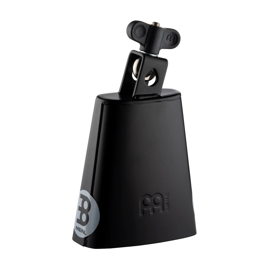 Meinl Percussion 4.75" Steel Cowbell - Black Finish front angle view