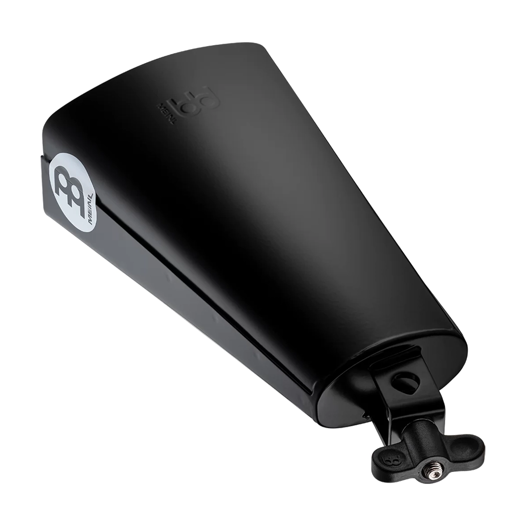 Black Powder Coated Steel Cowbell, 8 1/2-Inch