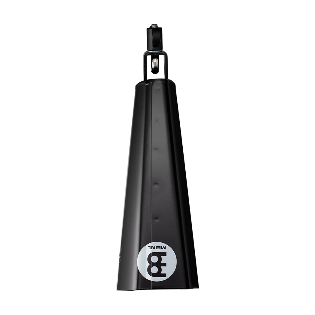 Black Powder Coated Steel Cowbell, 8 1/2-Inch