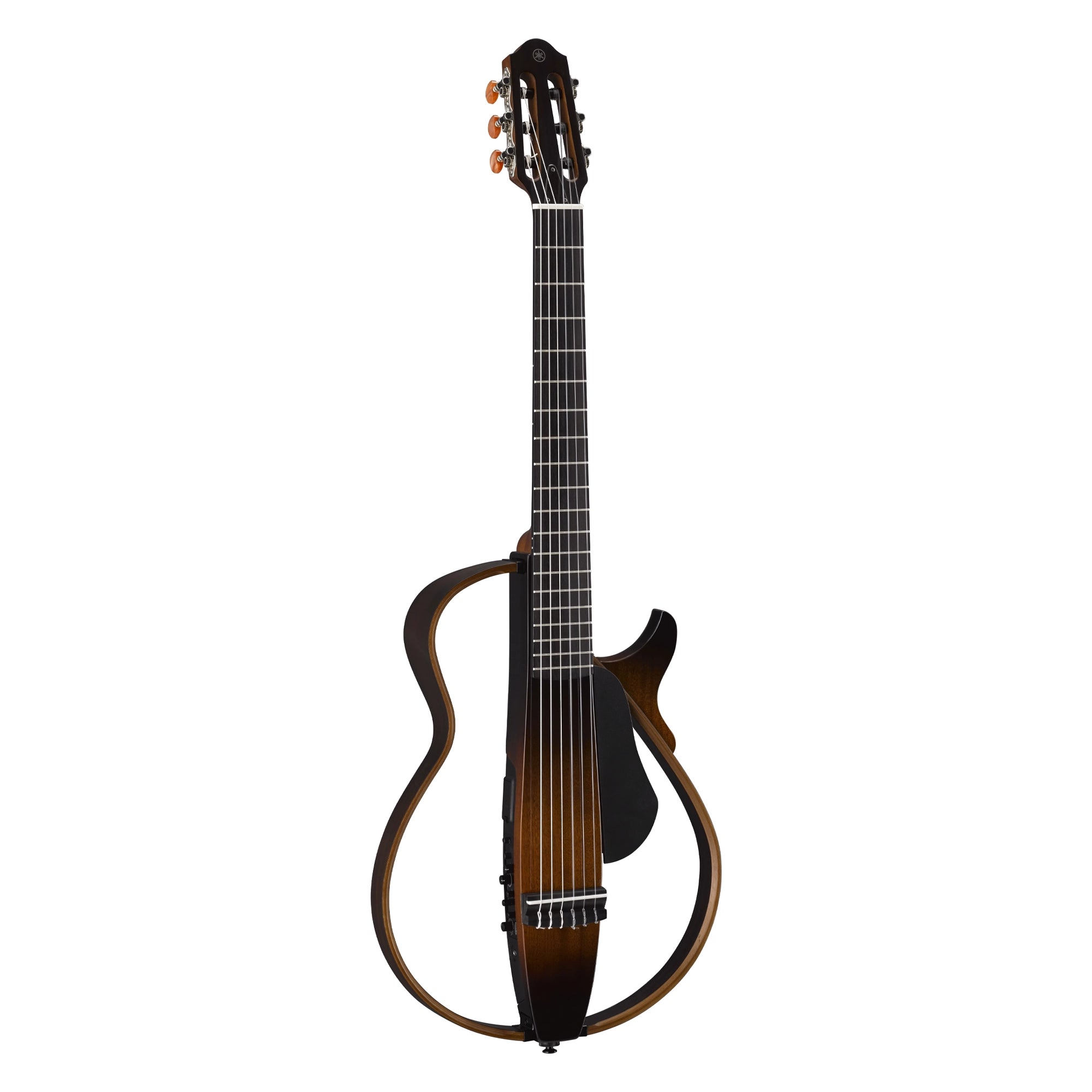 Front view of Yamaha SLG200N Nylon String Silent Classic Guitar