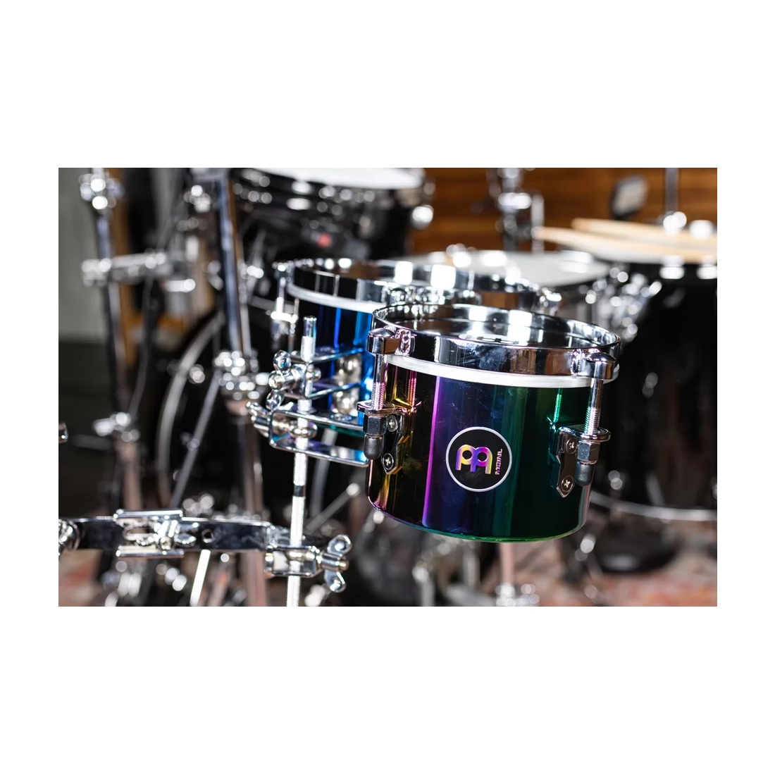 Meinl Percussion Drummer 6" And 8" Steel Timbales - Spectrum