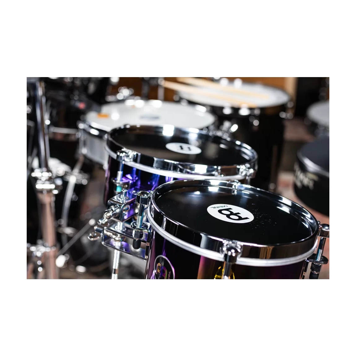 Meinl Percussion Drummer 8" And 10" Steel Timbales - Spectrum