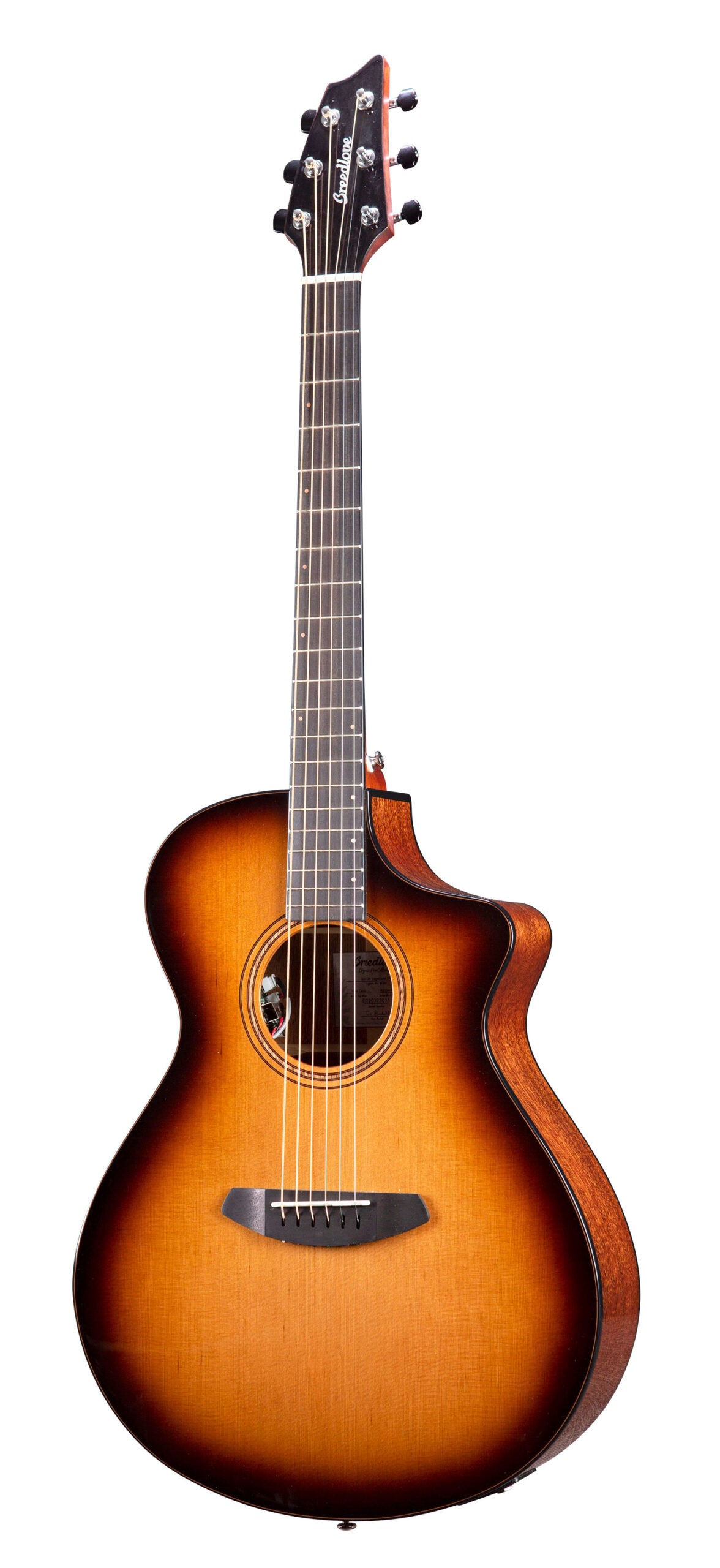 Breedlove Organic Solo Pro Concert Ce Acoustic-Electric Guitar - Edgeburst