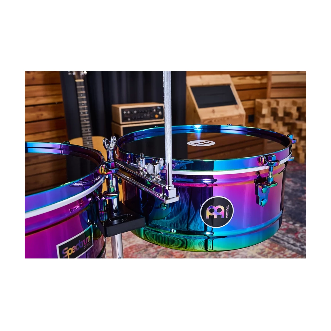 Meinl Percussion Spectrum Series 14" And 15" Steel Timbales - Spectrum