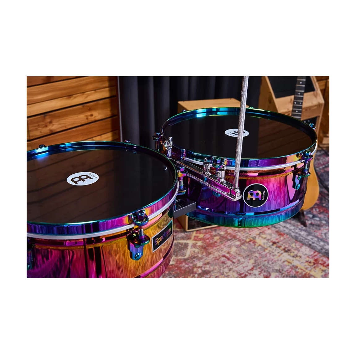Meinl Percussion Spectrum Series 14" And 15" Steel Timbales - Spectrum