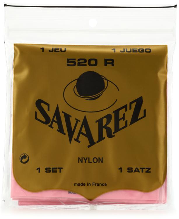 Savarez S.A. 520R Rectified Nylon Classical Guitar Strings - High Tension