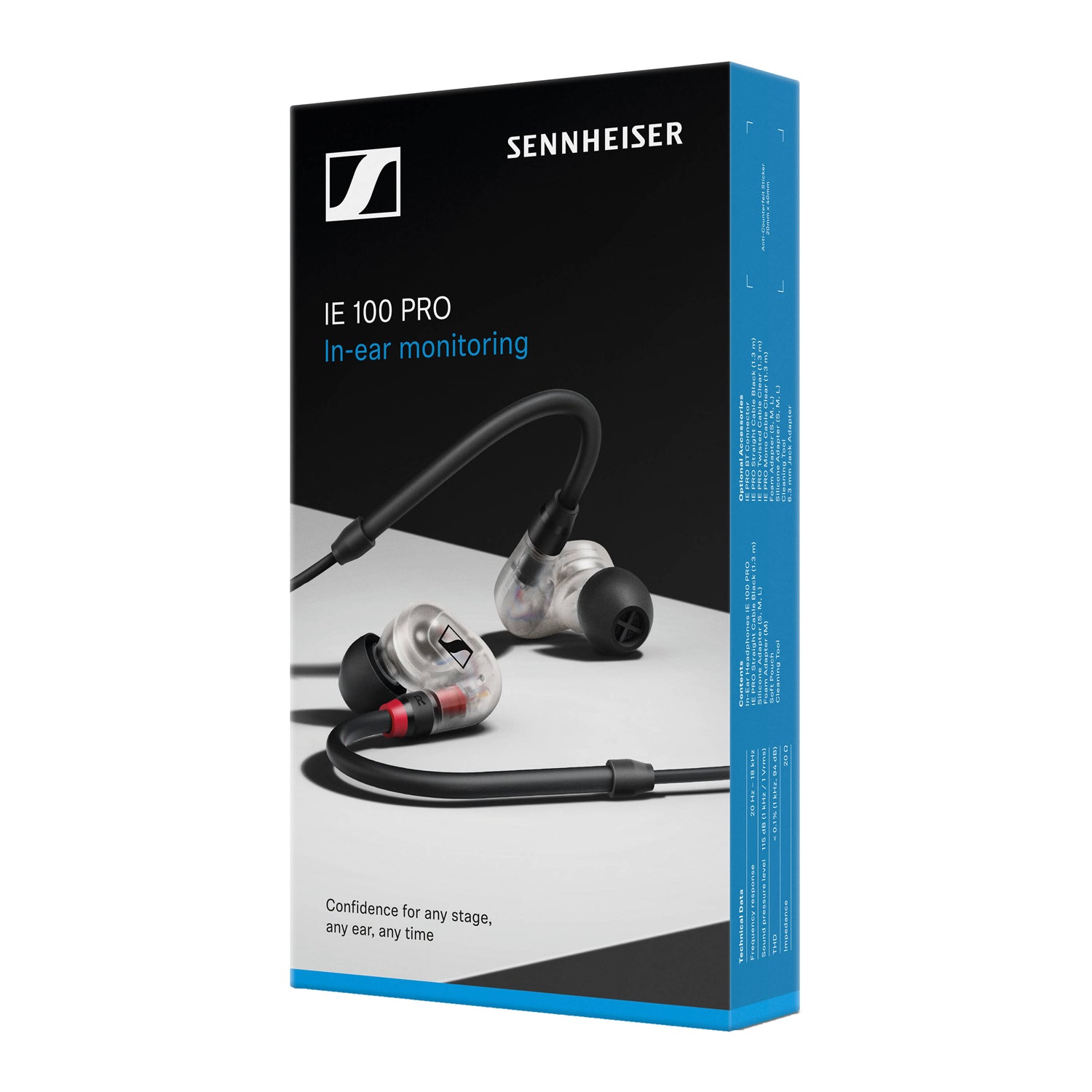 Sennheiser IE 100 Pro In-Ear Monitoring Headphones - Black