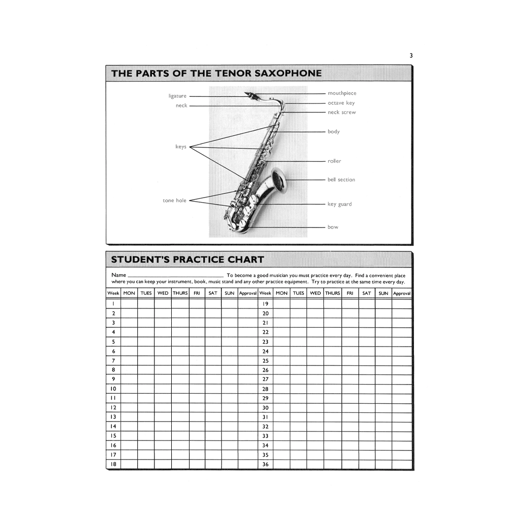 Yamaha Band Student, Book 1: B-Flat Tenor Saxophone