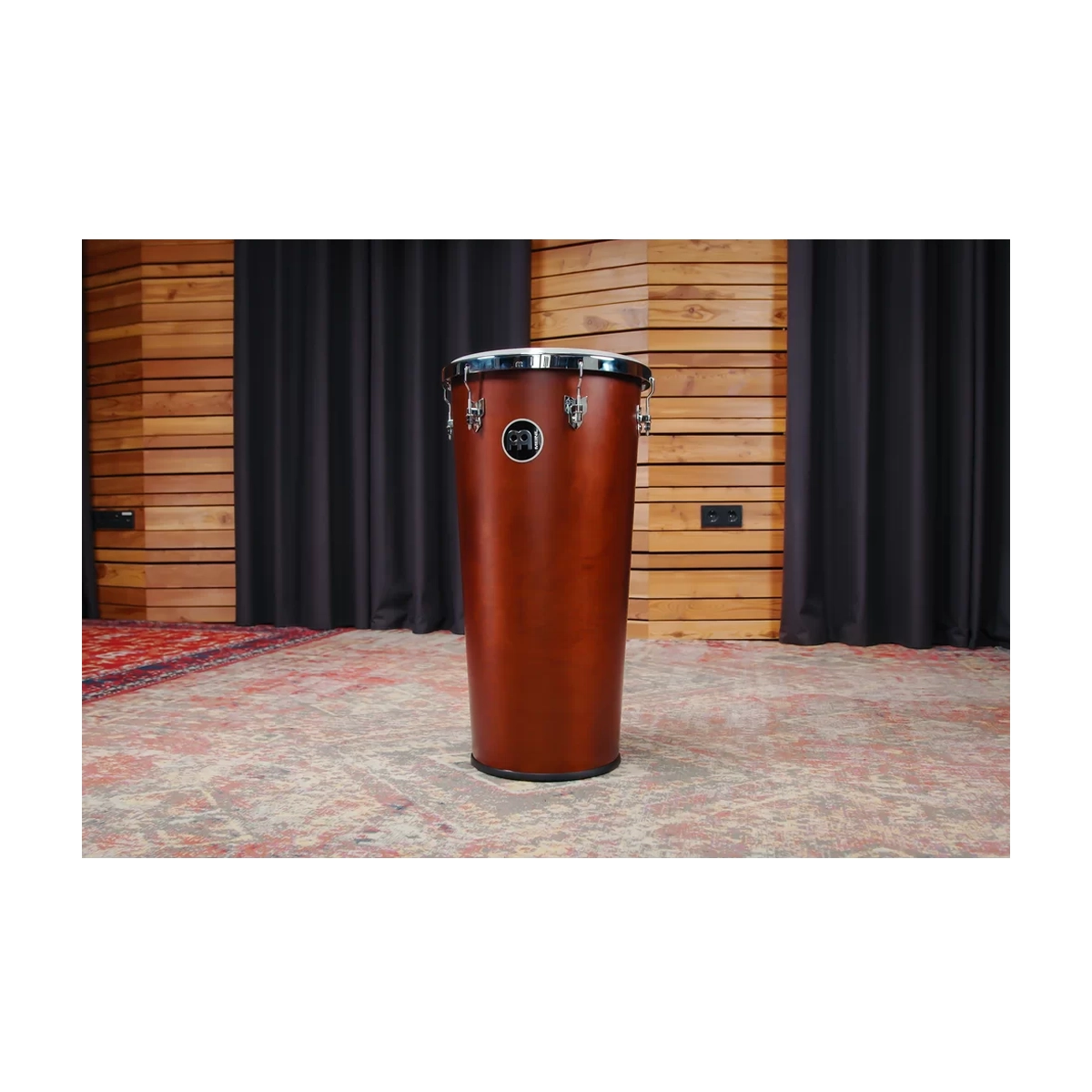 Meinl Percussion 14" x 28" Timba - African Brown front view lifestyle