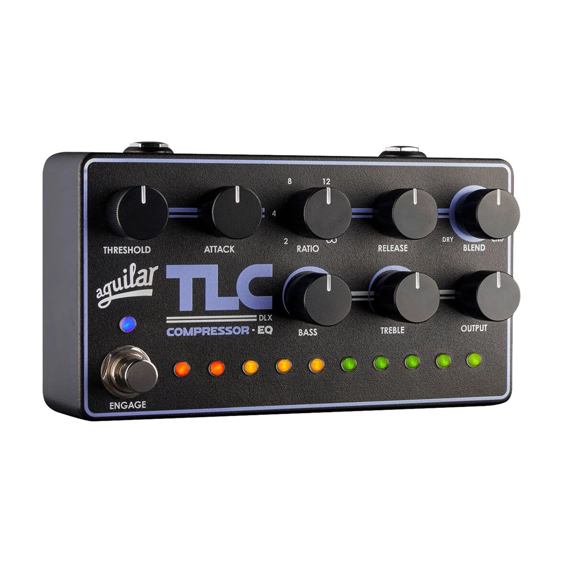 Aguilar TLC Compressor EQ DLX Bass Pedal front side angle