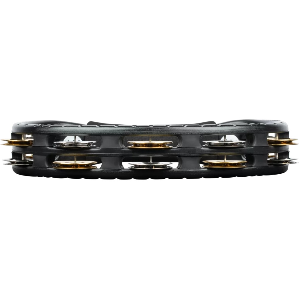 Meinl TMT1M-BK Mixed Nickel Plated Steel/Solid Brass Jingles Hand Held Tambourine - Black