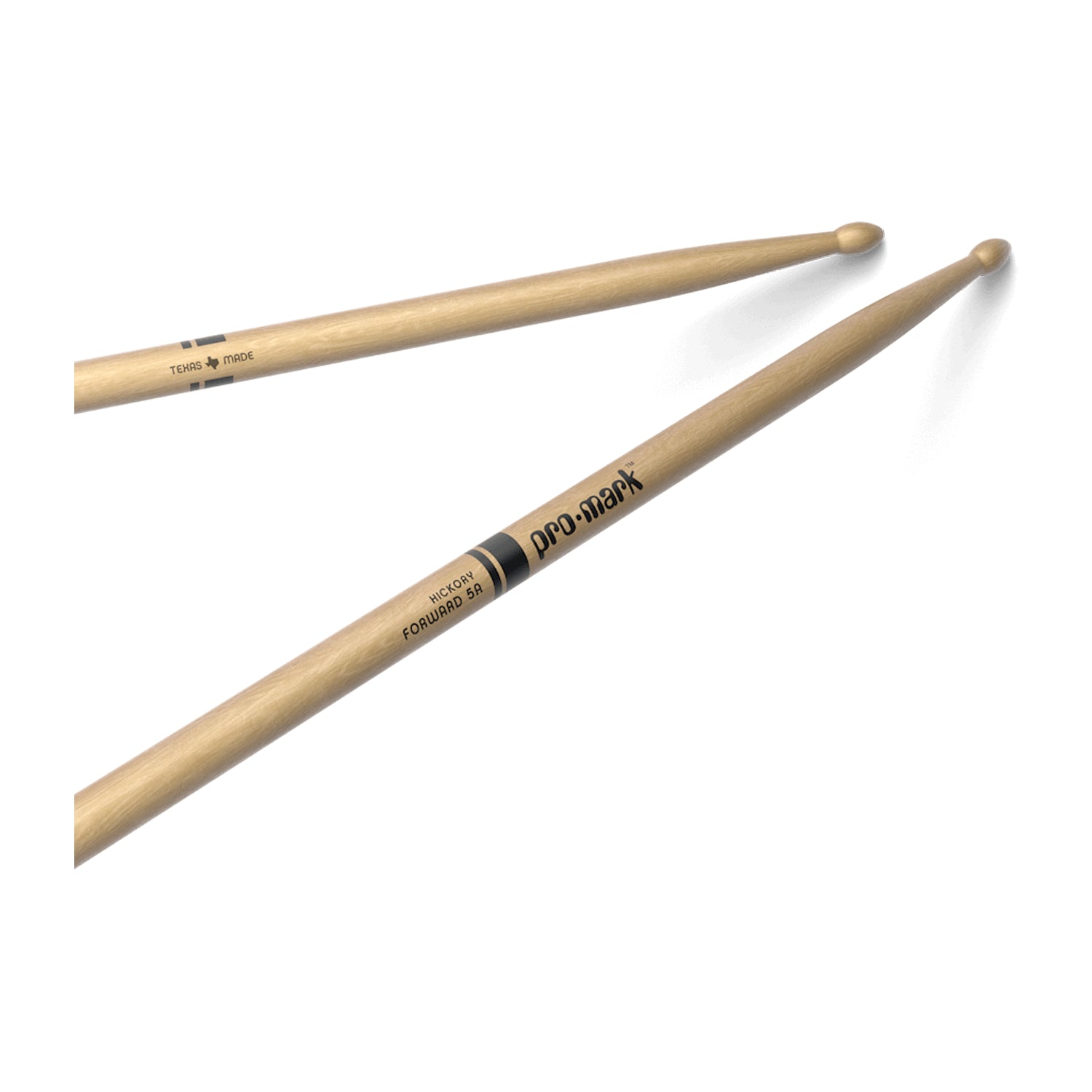 Promark Classic Forward Hickory Drumsticks 5a Wood Tip Drumsticks