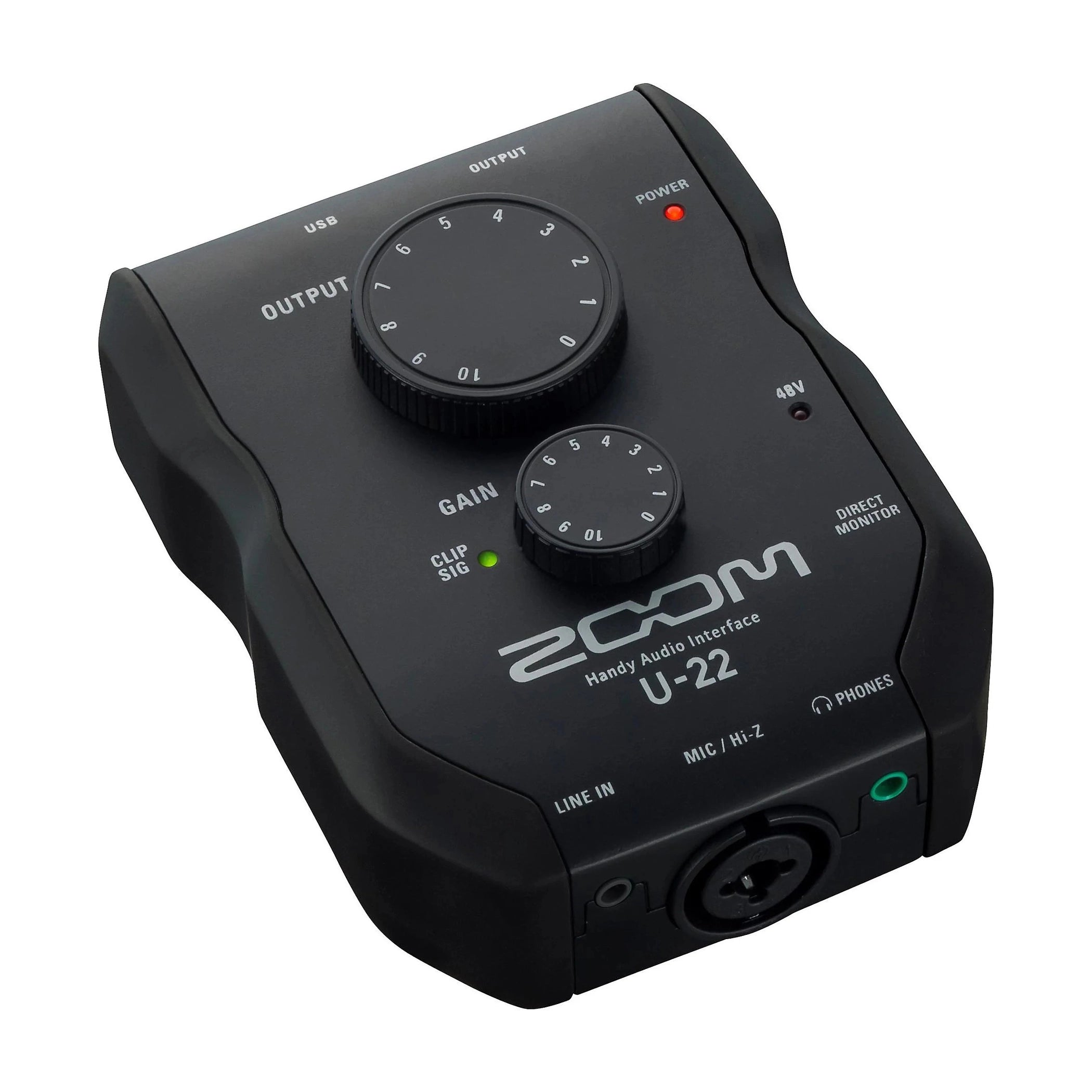 Interfaz de audio práctica Zoom U-22