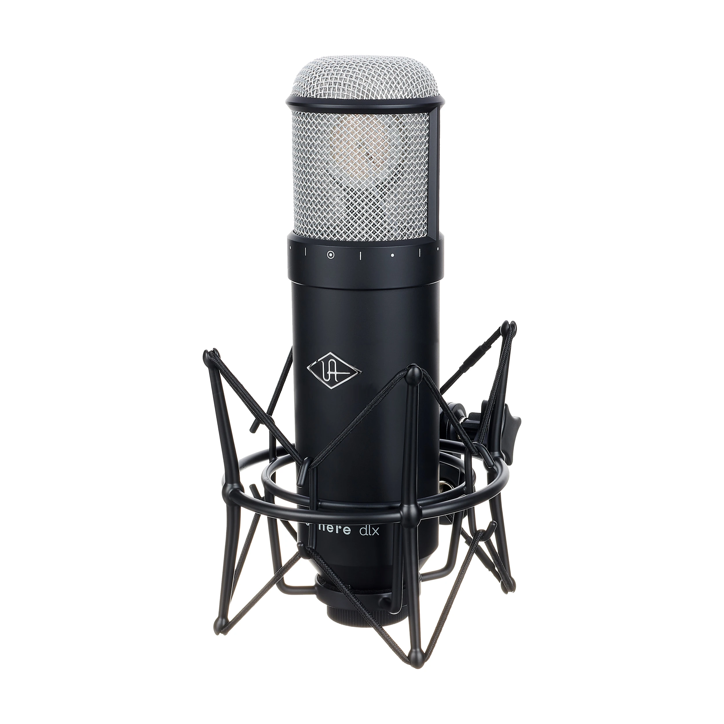 Full view with Shockmount of Universal Audio Sphere DLX Modeling Microphone