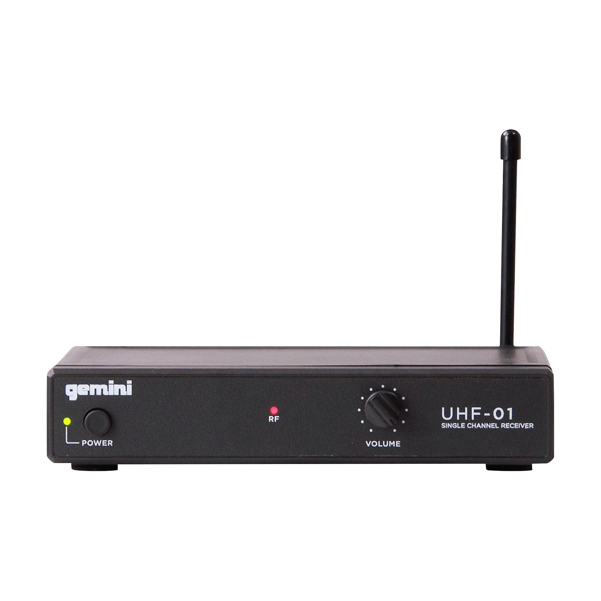 Gemini UHF-01HL Wireless Headset/Lavalier Combo System F1