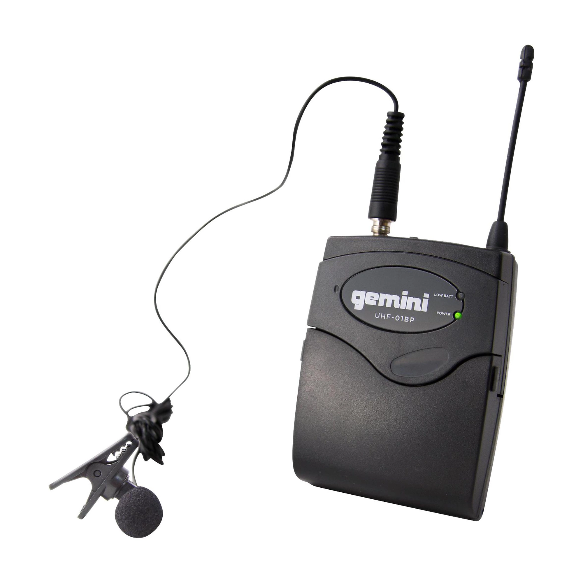 Gemini UHF-01HL Wireless Headset/Lavalier Combo System F1
