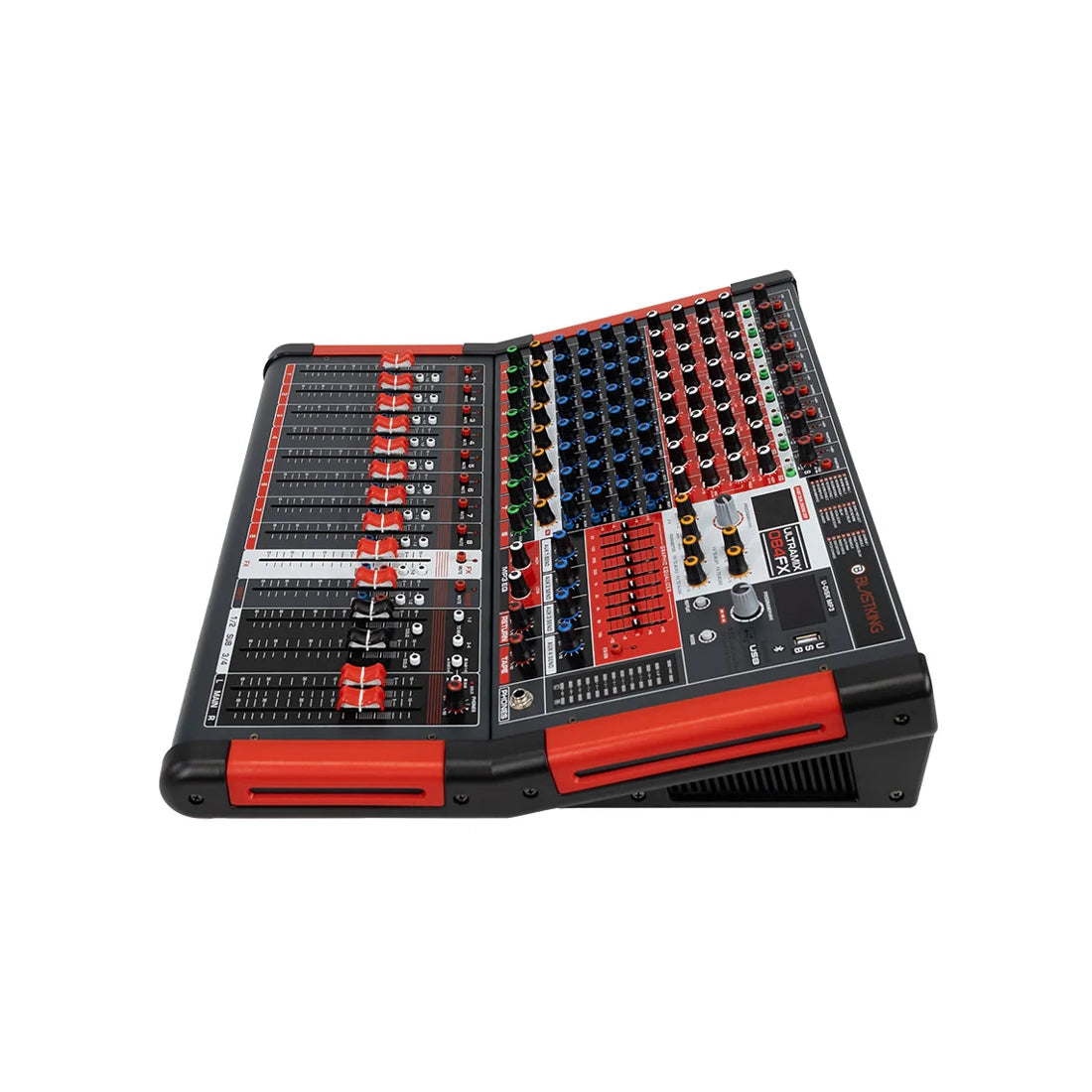 Blastking 8 Channel Professional Mixing Console with 4 Aux and DSP side panel