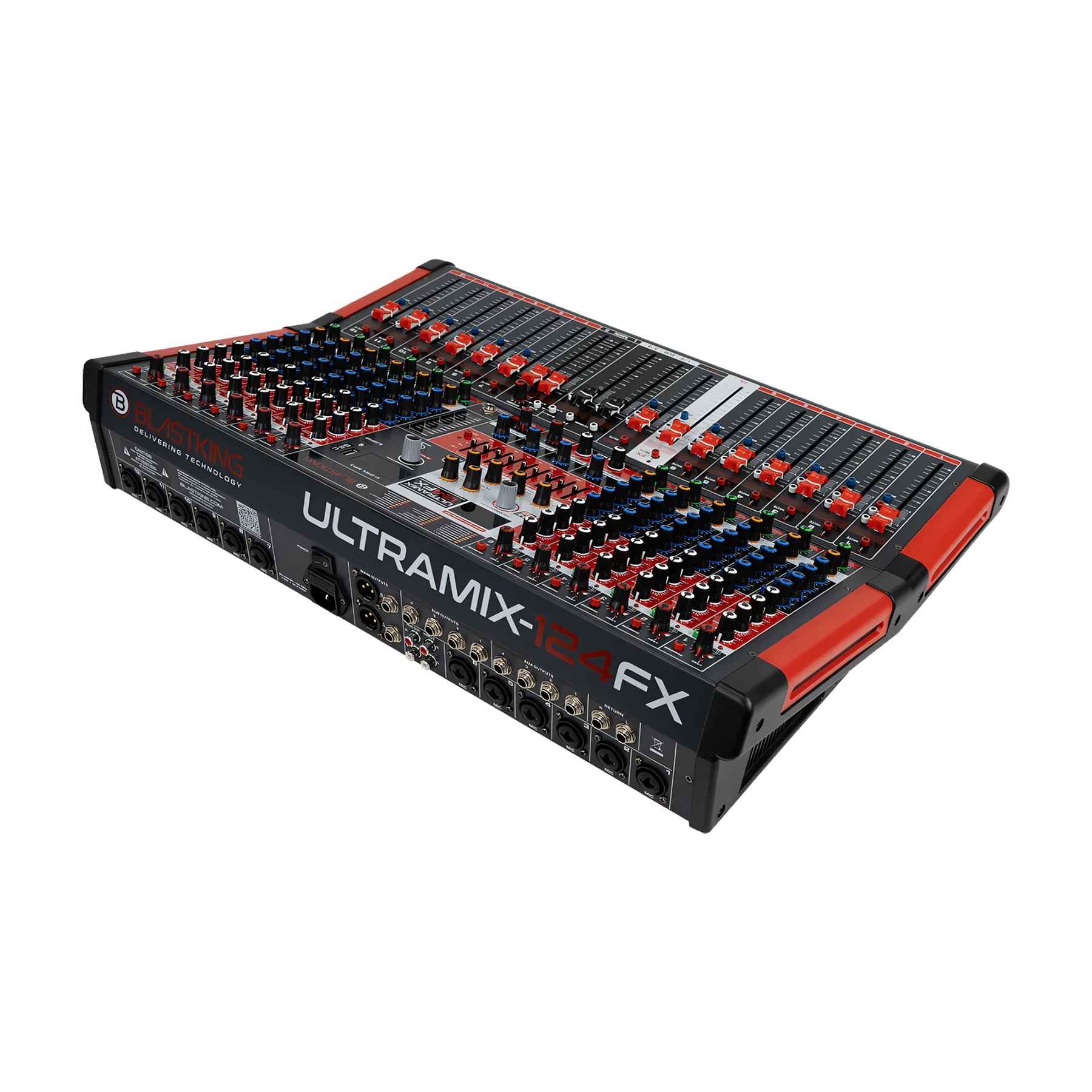 Blastking 12 Channel Professional Mixing Console with 4 Aux and DSP
