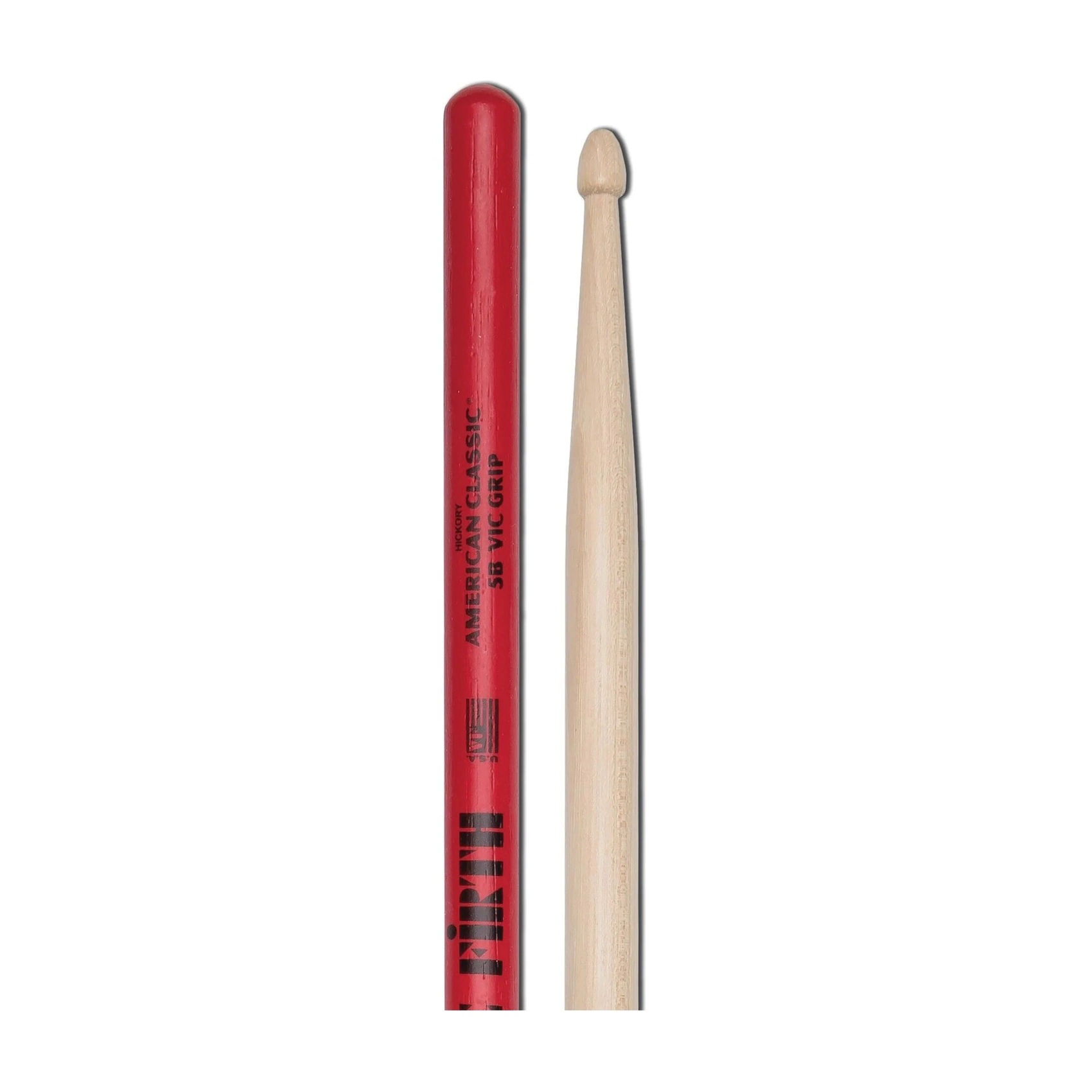 Vic Firth American Classic Vic Grip Hickory Drumsticks 5B Wood