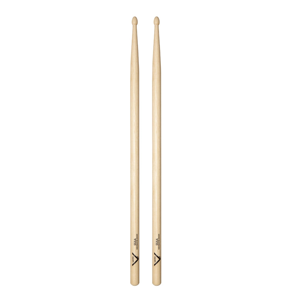 Vater American Hickory 55A Wood Tip Drumsticks