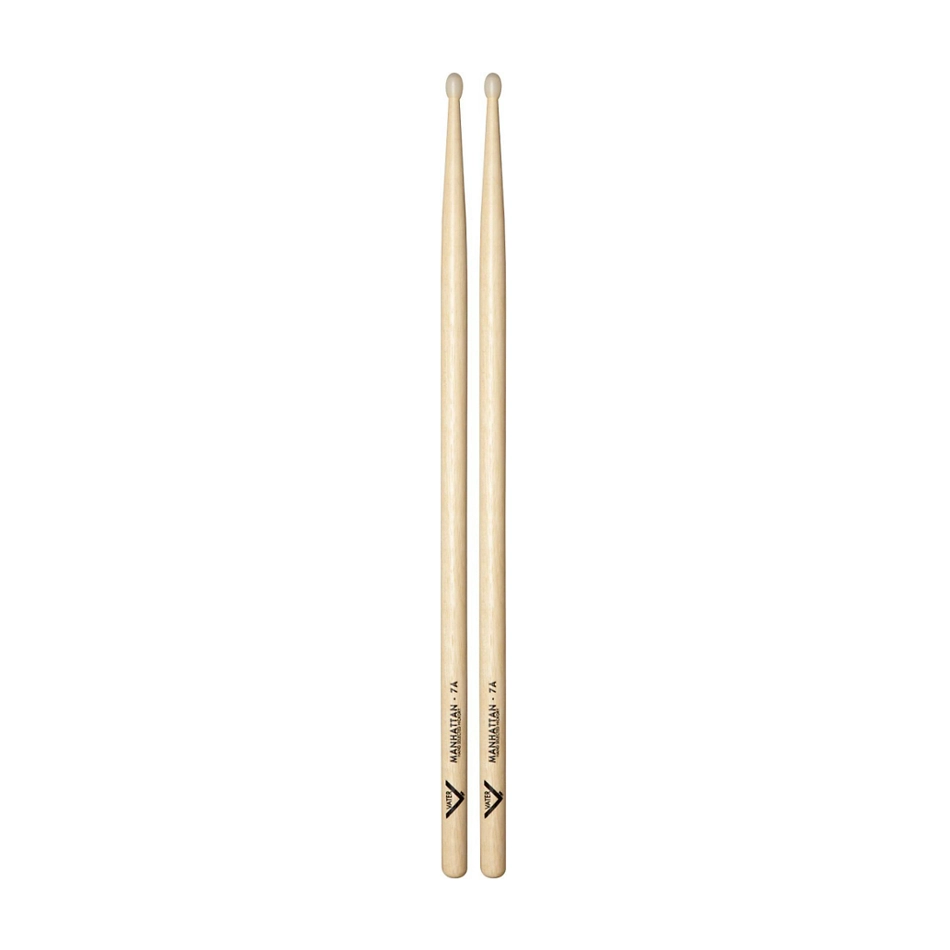 Vater American Hickory 7A Drumsticks Nylon Tip