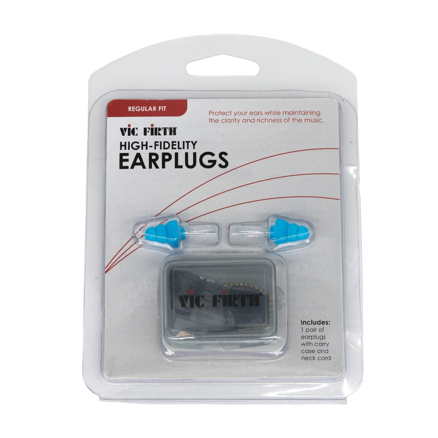 Vic Firth High Fidelity Hearing Protection Earplugs - Large Size