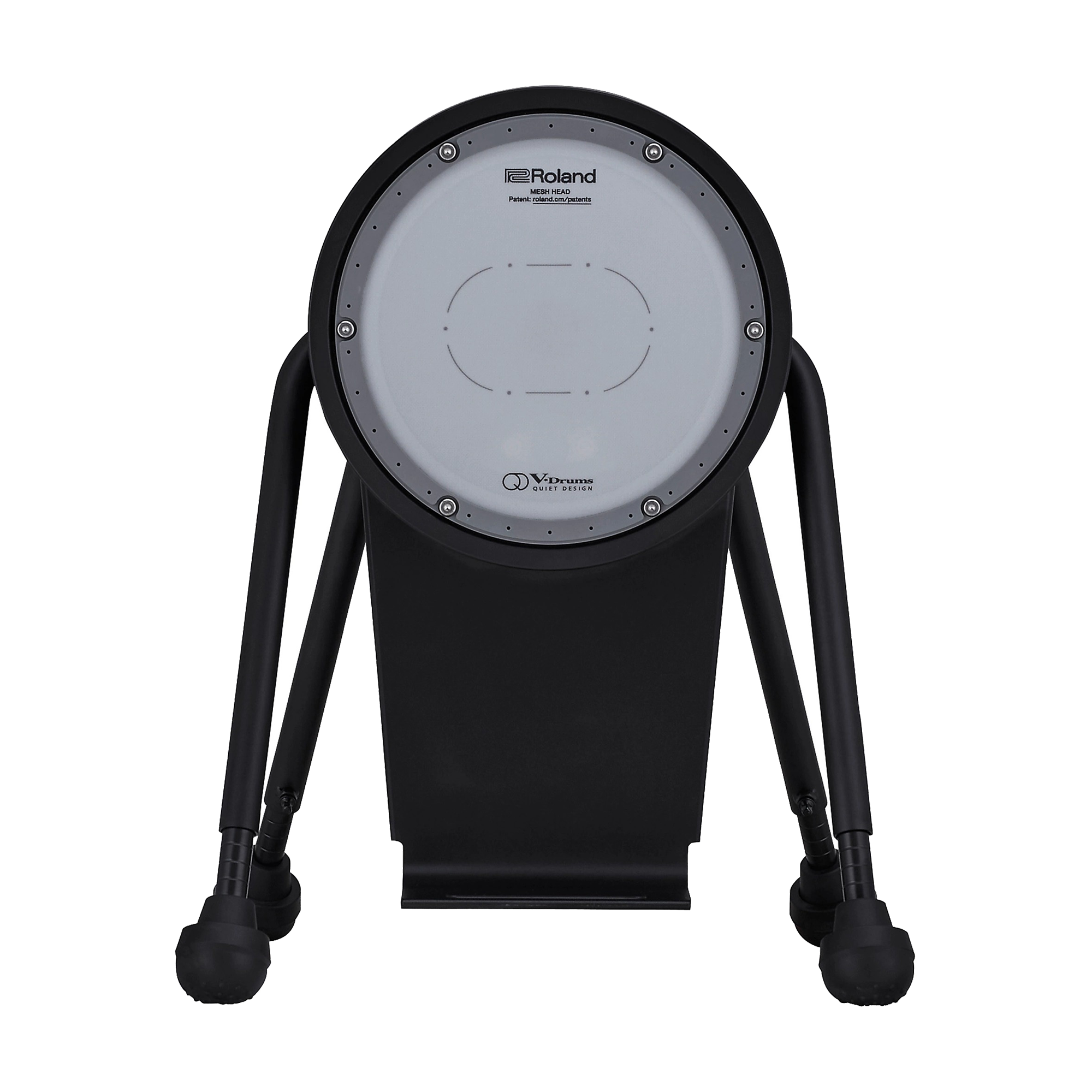 Close-up view of kick pad Roland VQD106-KIT V-Drums Quiet Design Electronic Drum Set
